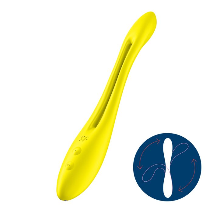 Satisfyer Klitoris-Stimulator Satisfyer Multifunktionen Vibrator 'Elastic Game' - wasserdicht