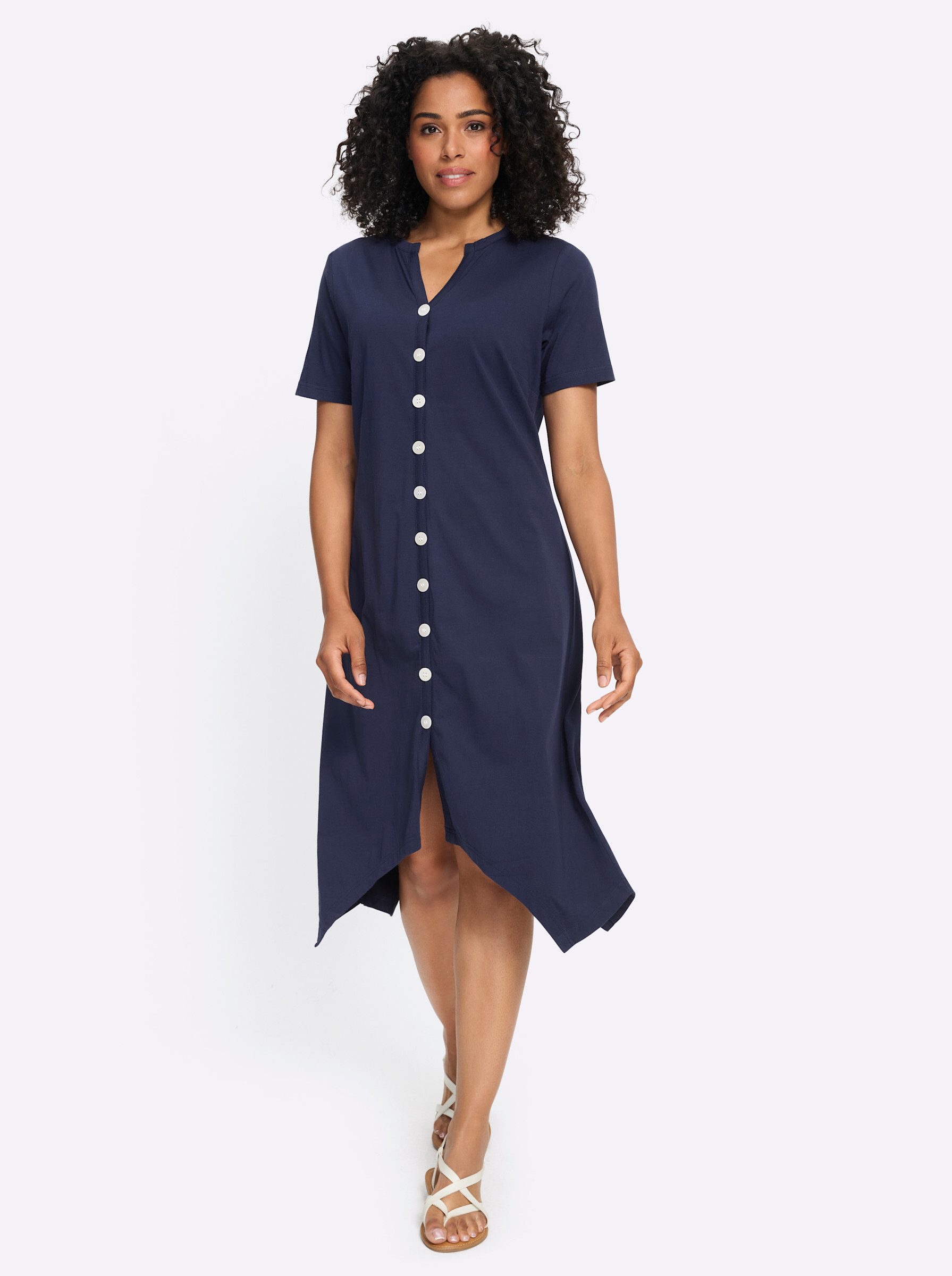 Sieh an! Etuikleid Kleid Kurzarm