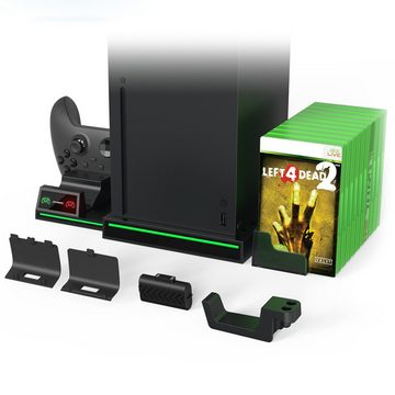 HYTIREBY Xbox SeriesX Konsolen-Ladestation,Series X Ladestation für Controller Zubehor für Xbox Contoller (ONE/XSX/XSS-Konsolen-Ladegerät, für Xbox Series X-Controller)