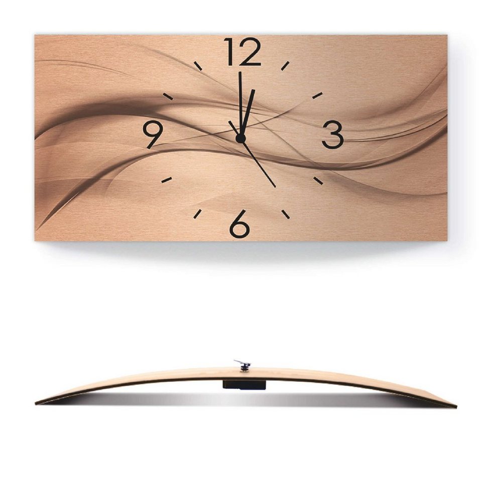 Artland Wanduhr »SidorArt: Schön abstrakt Welle Design Hintergrund