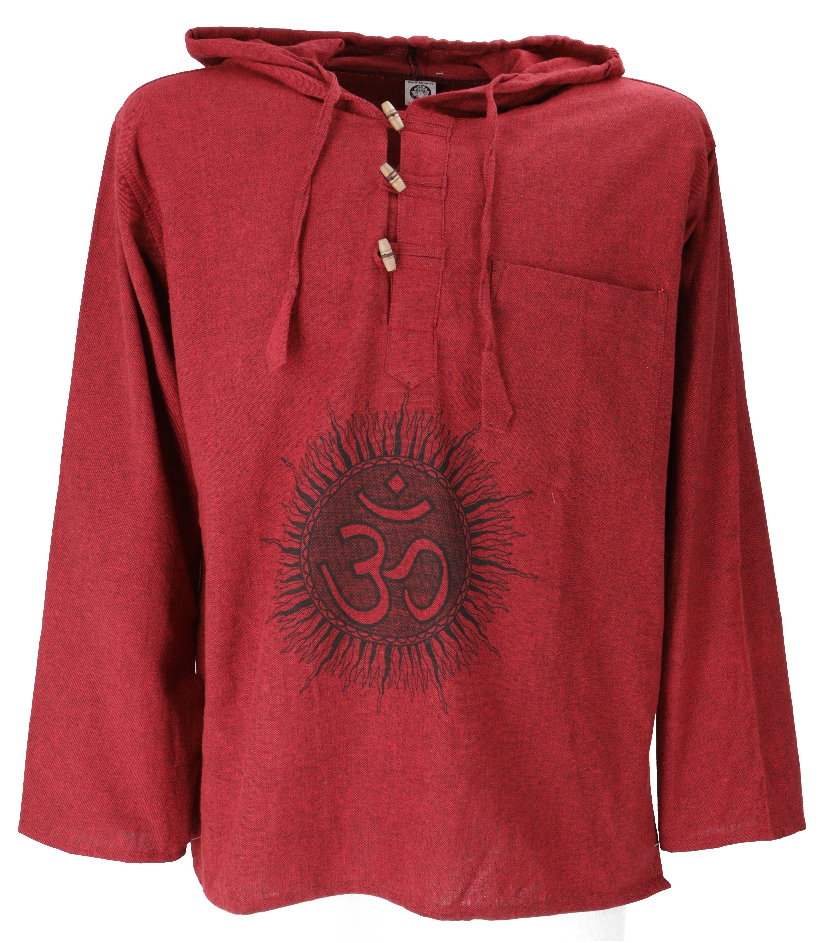 Hemd & Shirt Yoga Hemd, Goa Hemd Om, Sweatshirt -..