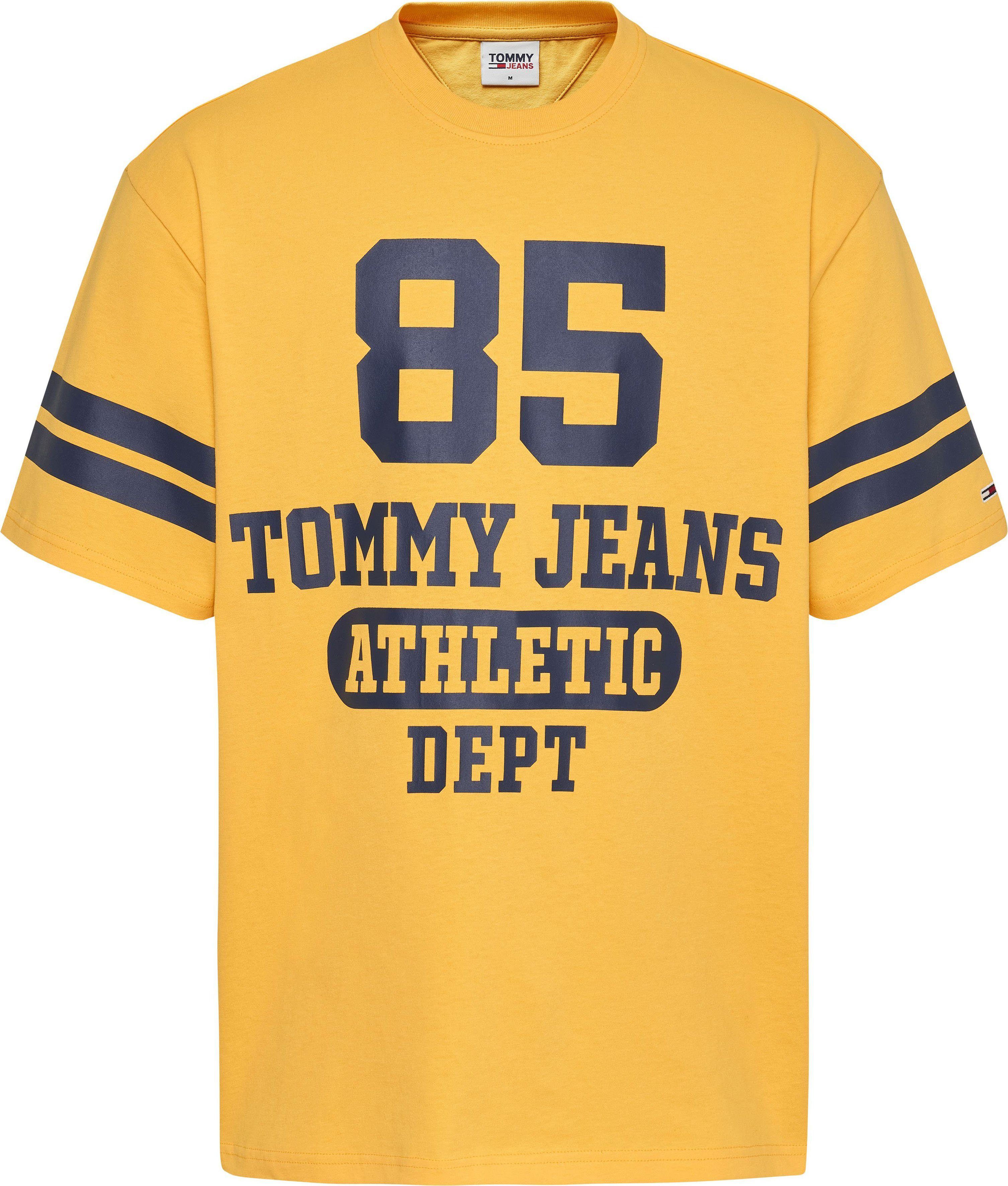 SKATER Yellow LOGO T-Shirt Jeans Warm TJM Tommy 85 COLLEGE