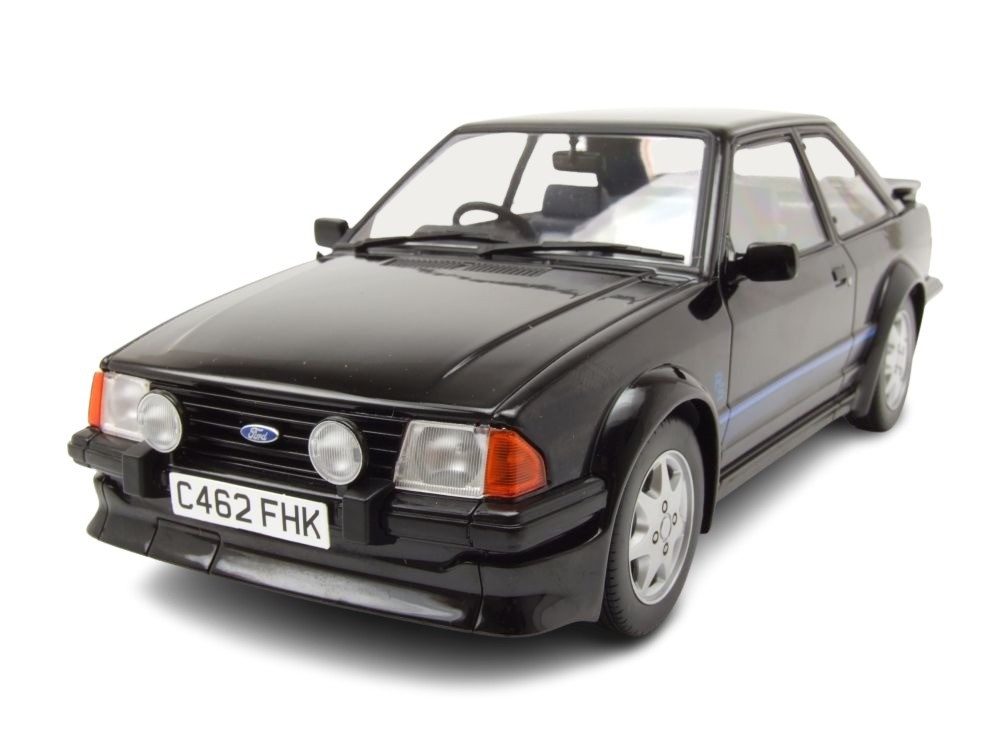 MCG Modellauto Ford Escort RS Turbo 1985 schwarz Modellauto 1:18 MCG, Maßstab 1:18