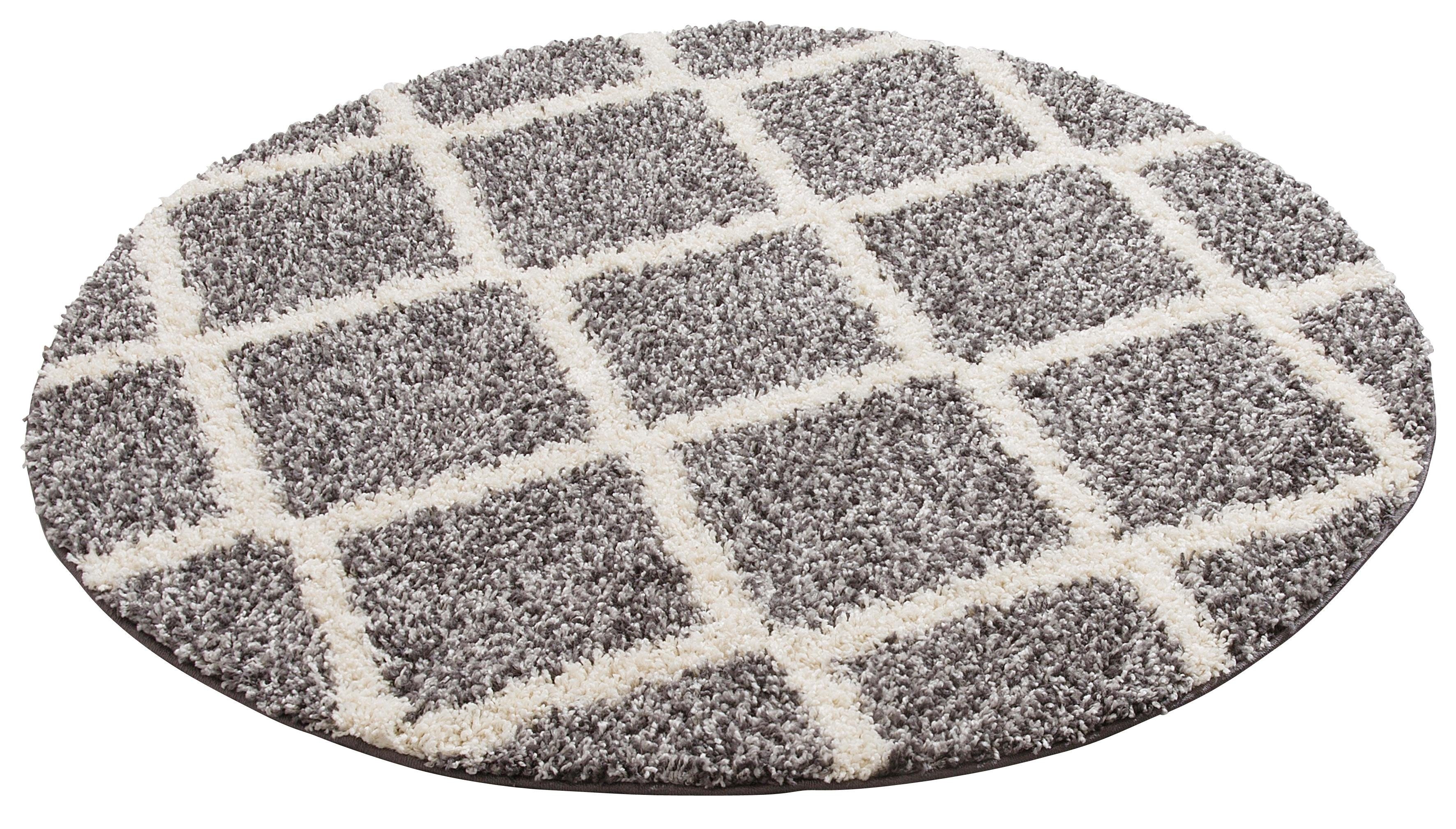 Grauer runder Teppich online kaufen » Rundteppich anthrazit | OTTO