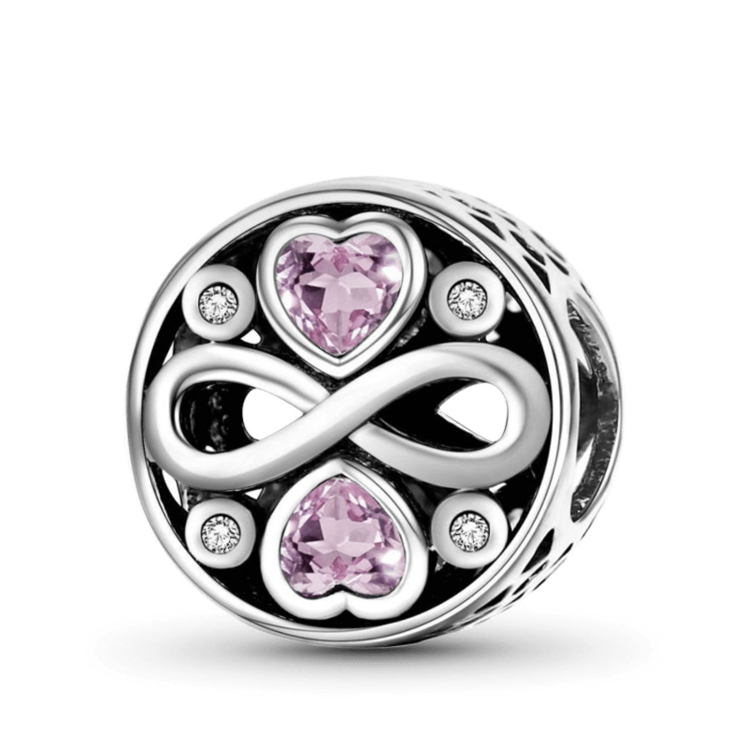 Gnoce Bead Gnoce Charm Infinity Love FLC106 Silber