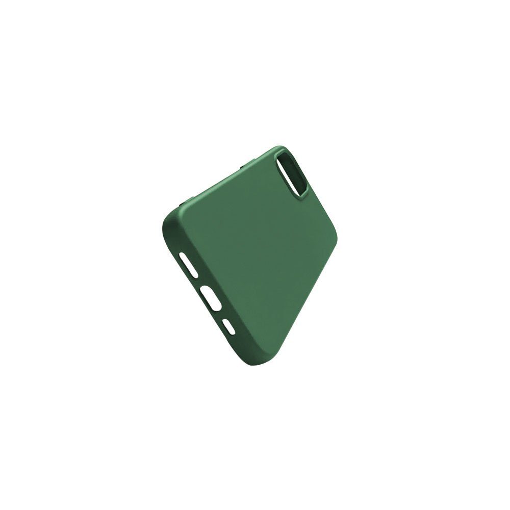 Ventarent Smartphone-Hülle Handy Hülle Case passt für Apple iPhone 13 6,1 Zoll, Slim Cover, Back Cover, Durchsichtig, Robust, stoßfest / Grün