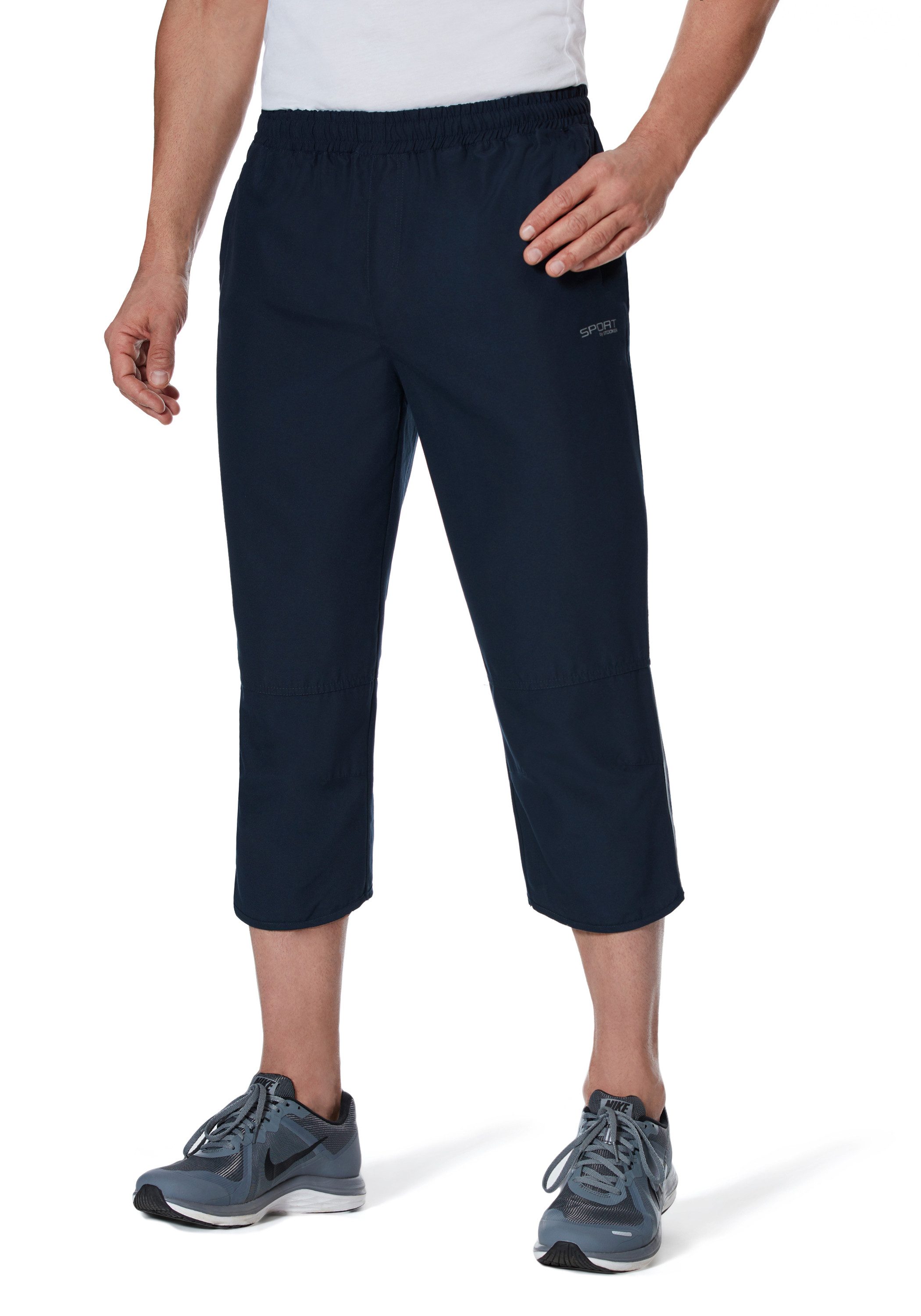Stooker Men Sporthose Microfaser Stooker Men Sporthose 3/4 Shorts Regular Fit Casual Microfaser für Herren
