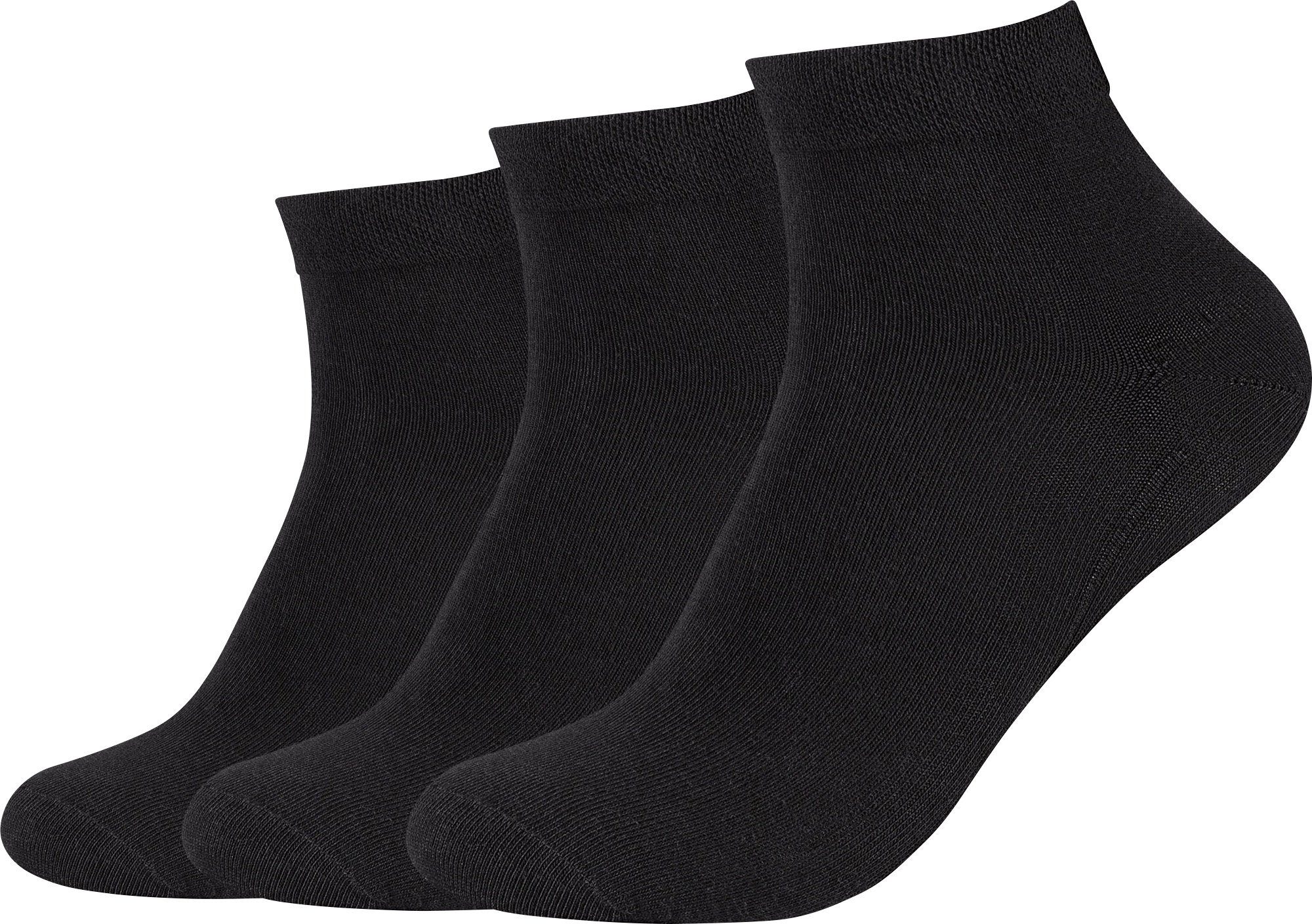 Camano Kurzsocken Bio Unisex-Kurzsocken 3 Paar Uni