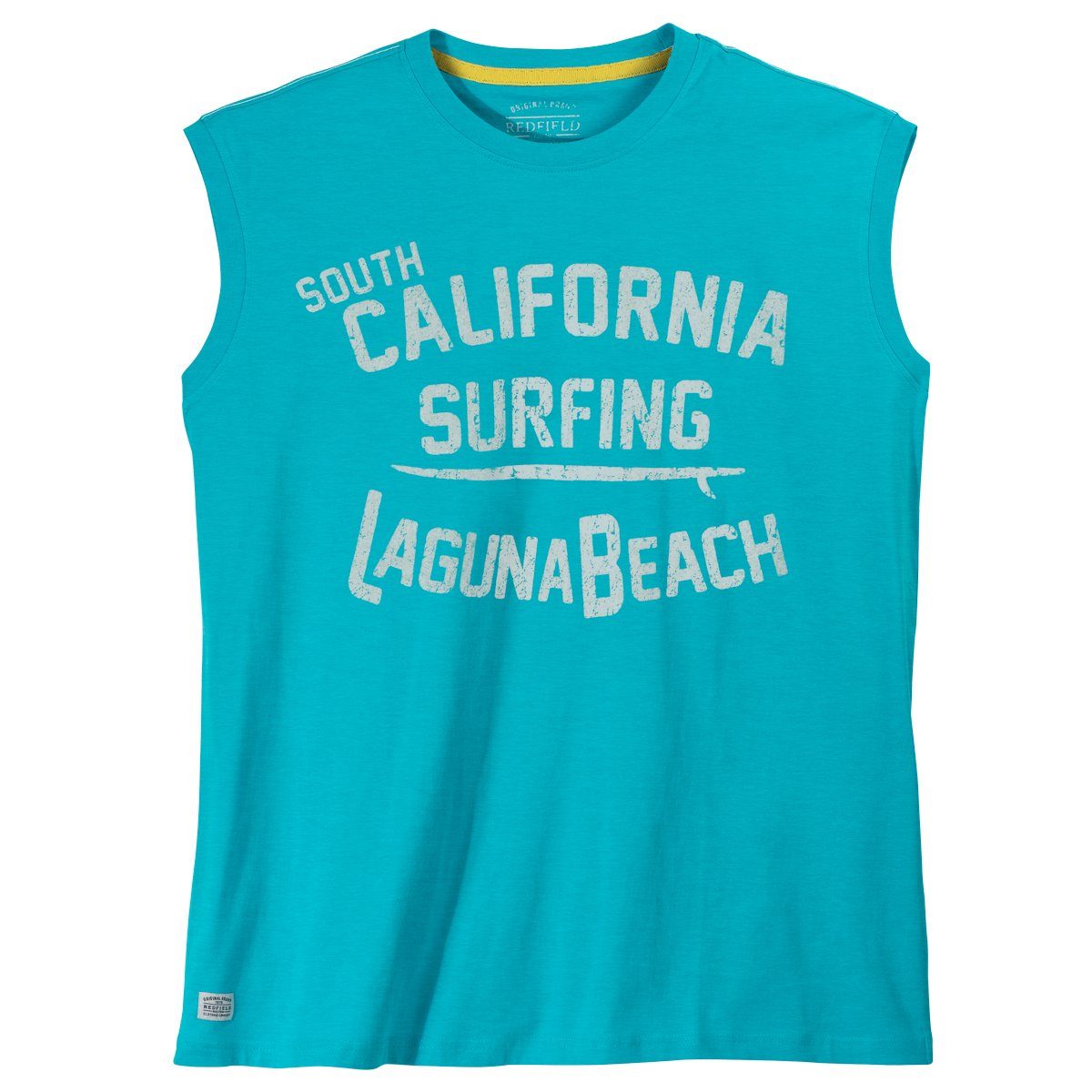 Print California Große türkis redfield Größen Muscleshirt Muskelshirt Surfing Redfield