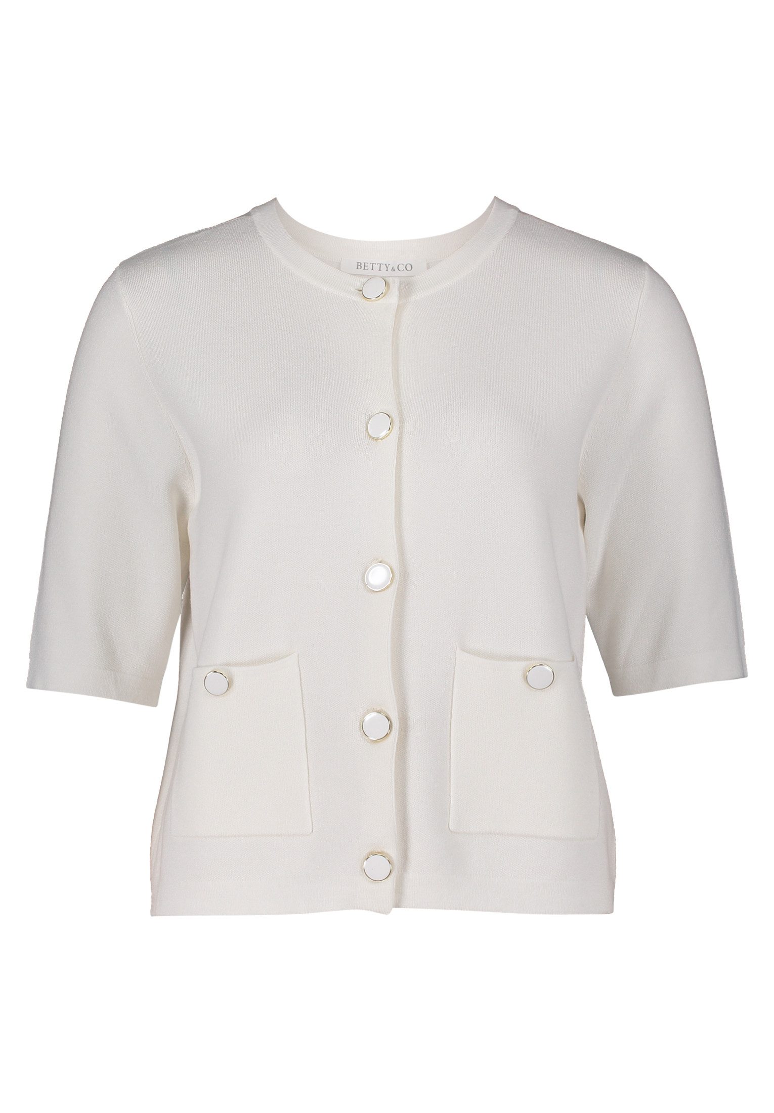 Betty&Co Strickjacke Damen mit Knopfleiste (1-tlg)