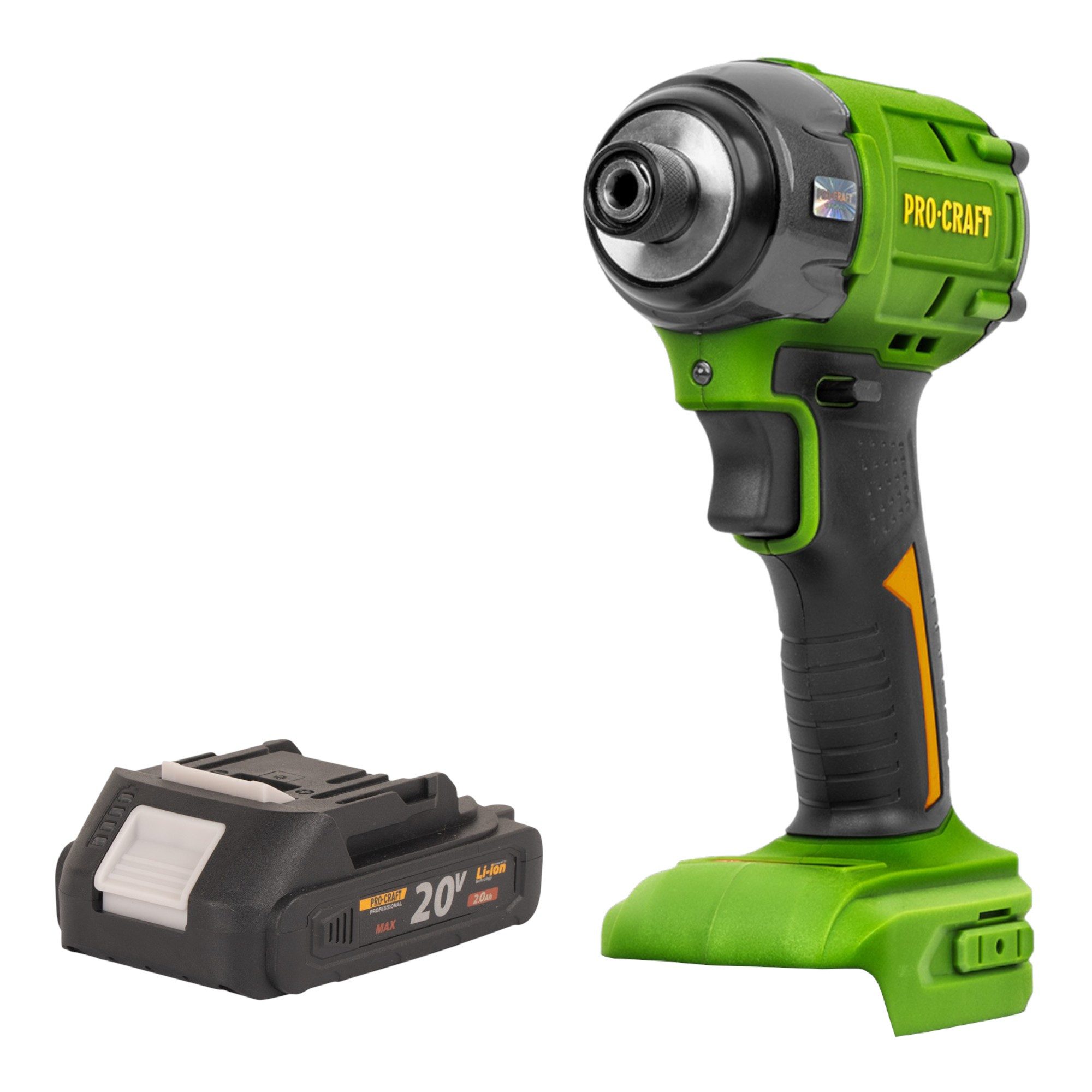 PRO CRAFT Akku-Schlagschrauber PS22bb 20 V 230 Nm 1/2" Brushless + 1x Akku 2,0 Ah - ohne Ladegerät