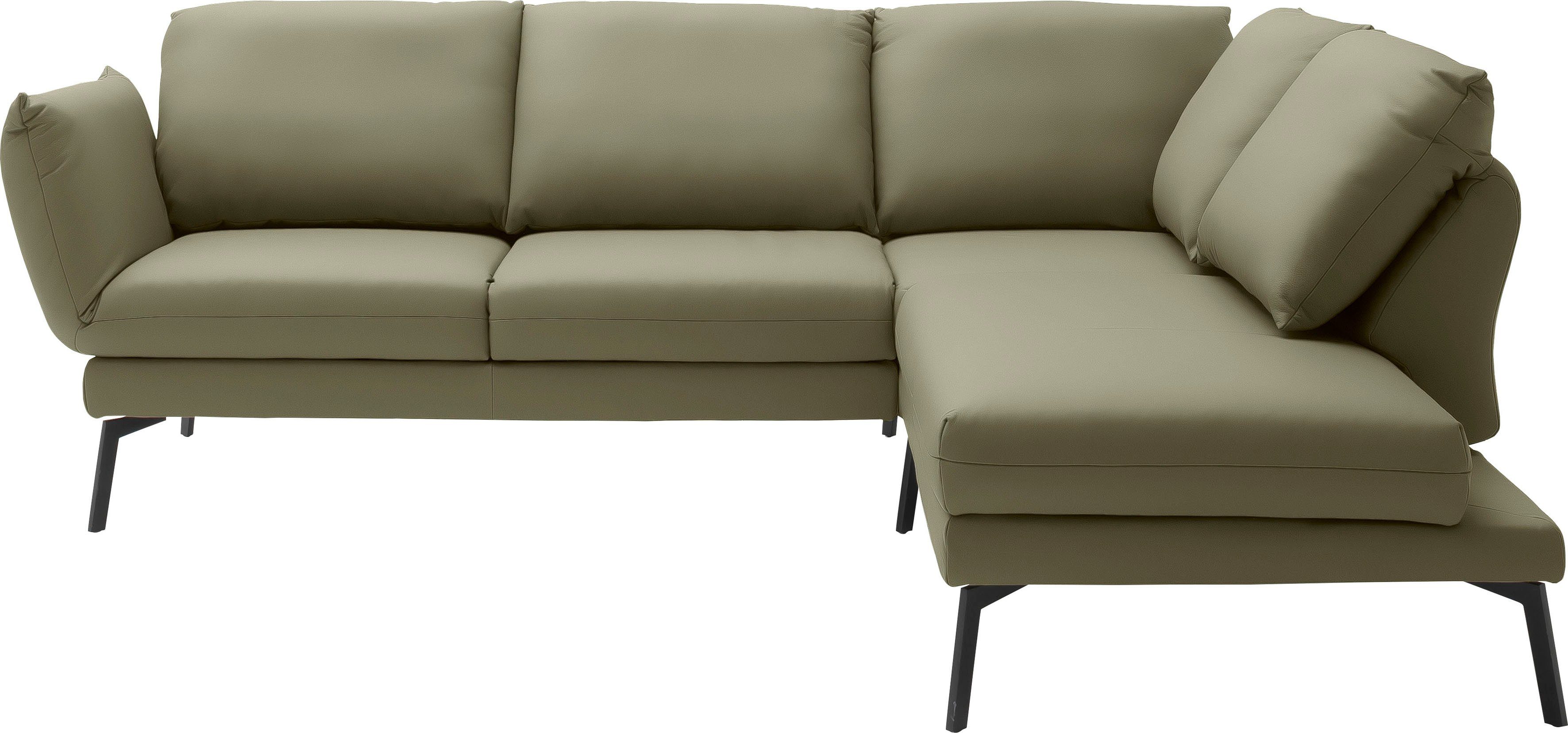 SCHÖNER WOHNEN-Kollektion Ecksofa Spin, Multifunktionssofa, bequem und hochwertige Verarbeitung, L-Form, Drehsitz-Funktion, USB-Anschluss, Armlehnfunktion, Rückenverstellung