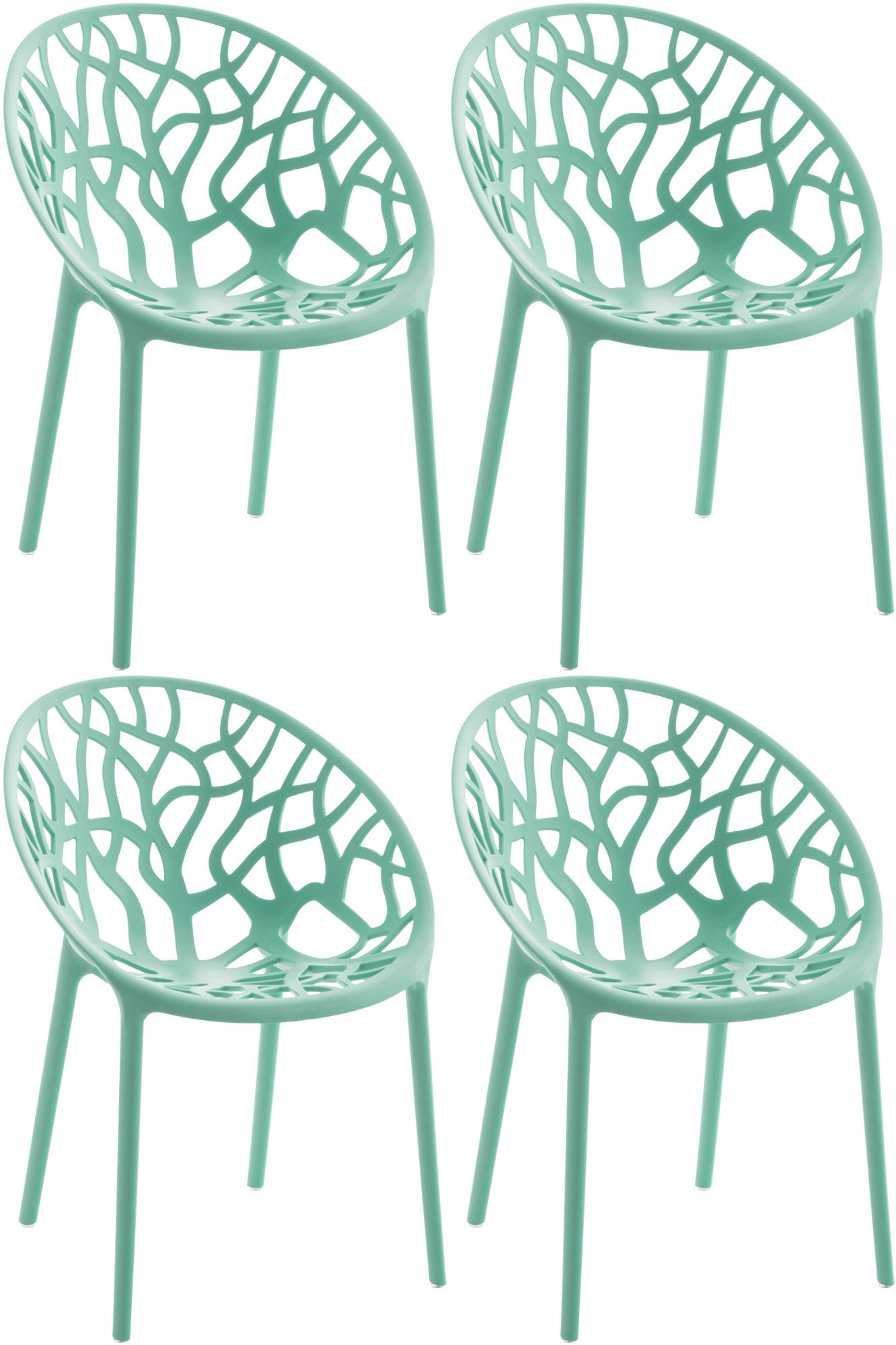CLP Gartenstuhl Hope (4er Set), Kunststoff, günstig online kaufen