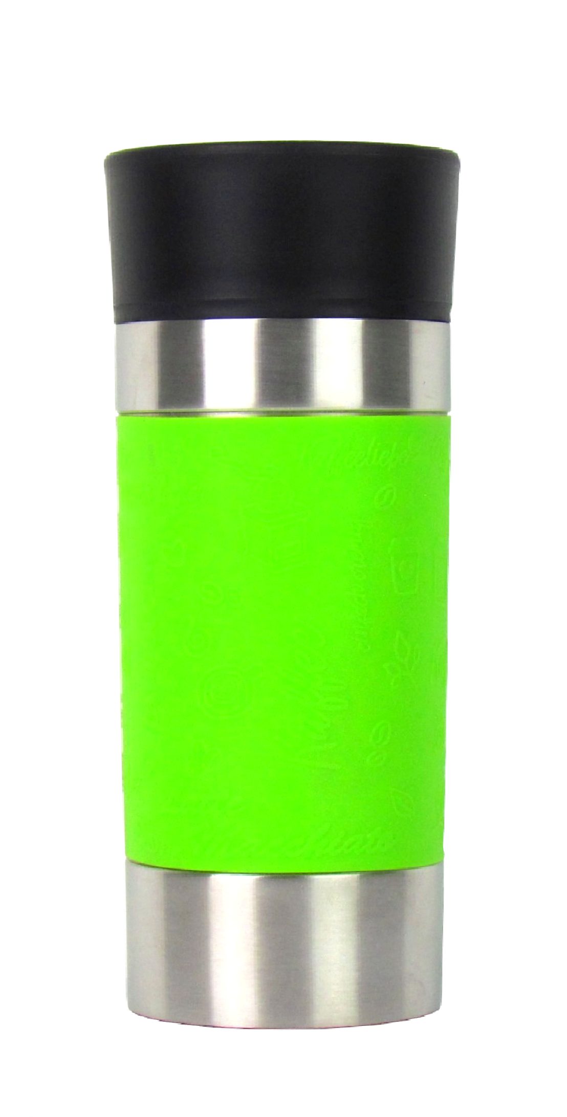 Haushalt International Thermoflasche Isolierbecher – Thermobecher, Fassungsvermögen 360ml – Doppelwandig mit Quick-Press Verschluss