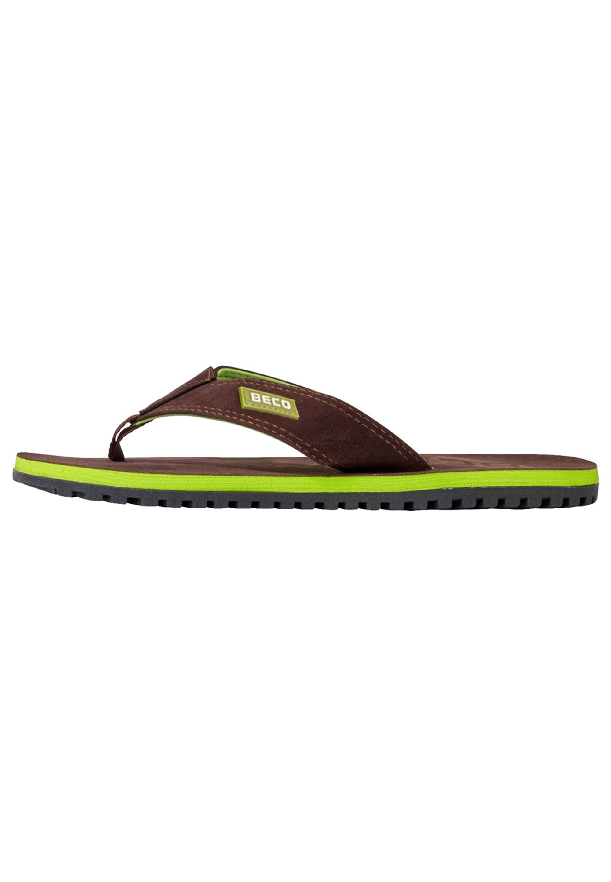 Beco Beermann BEactive V-Strap Zehentrenner in cooler Wildleder-Optik