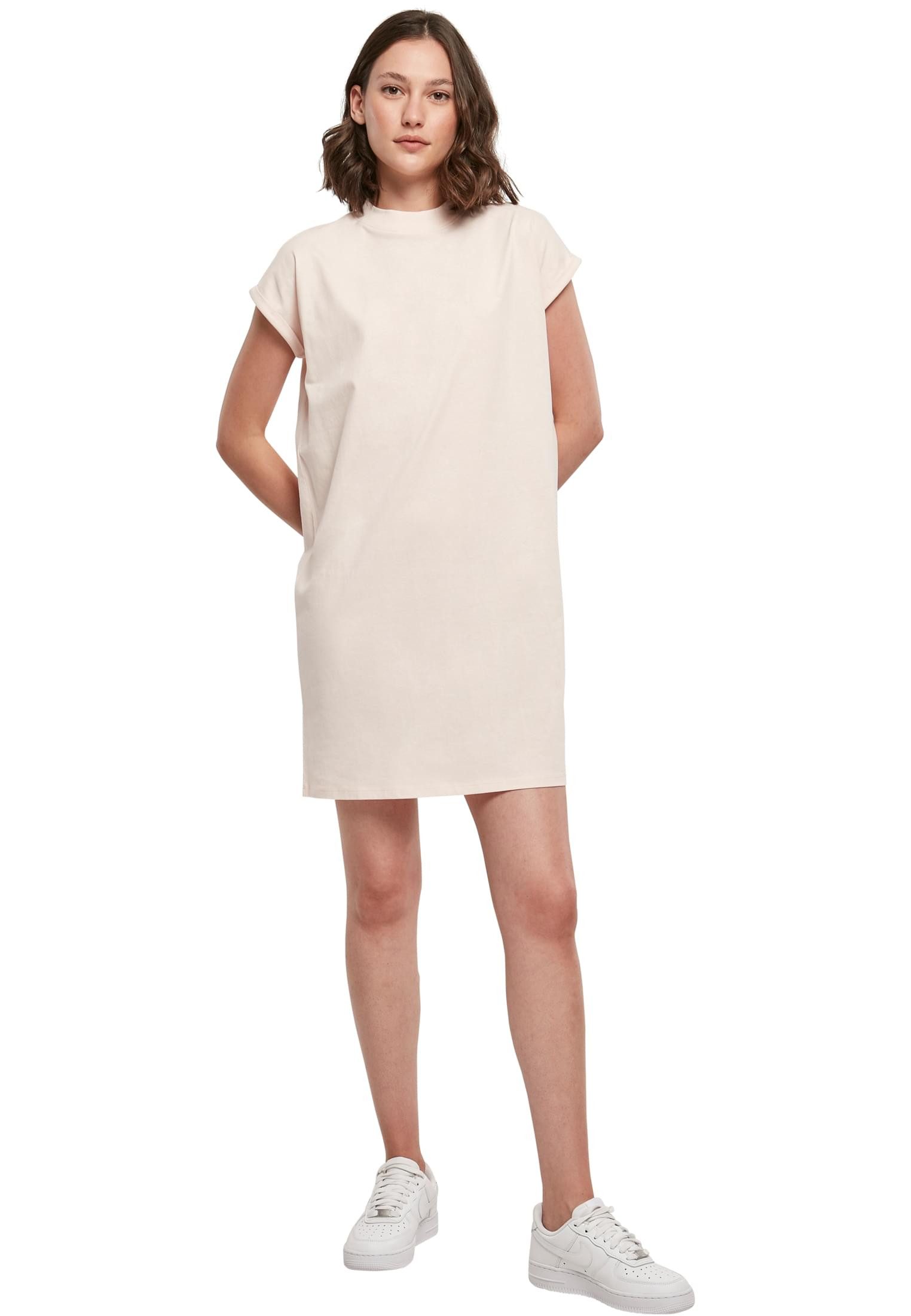 urbandreamz Jerseykleid Damen Kleid überschnittene Schultern Jersey Turn Up Ärmel – Bild 5 von 5
