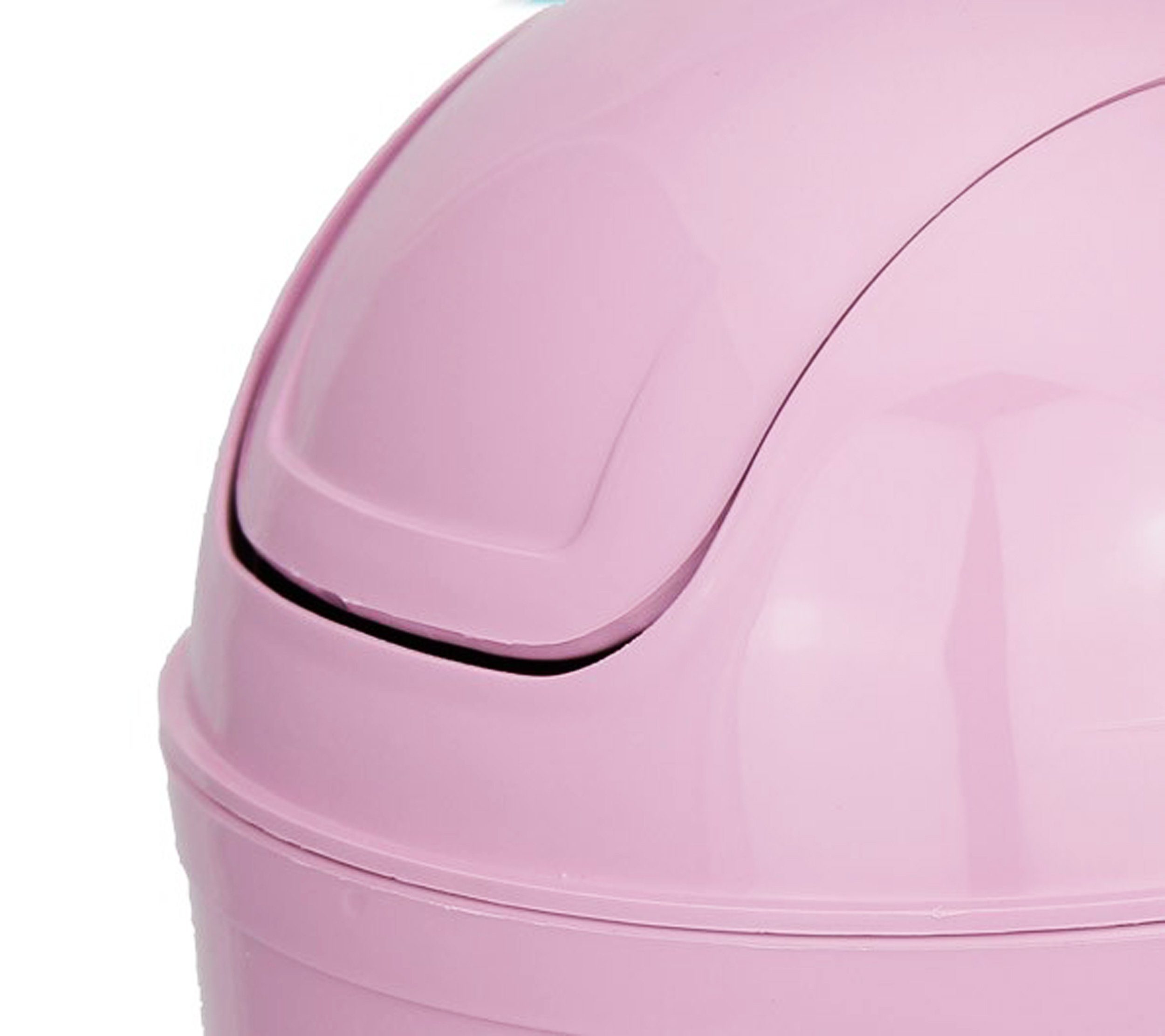10 Liter Papierkorb Mit Schwingdeckel – Rosa, 25x17x42,8 Cm, Praktisch Für Küche, Wohnzimmer & Büro