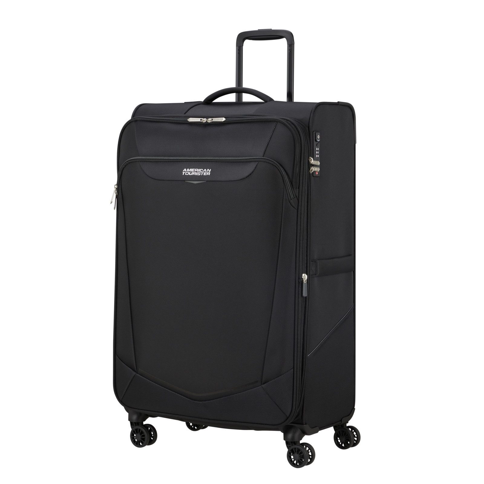American Tourister® Koffer American Tourister SUMMERRIDE Spinner L EXP 80 cm mit TSA-Zahlenschlos, 4 Rollen, mit TSA-Zahlenschloss