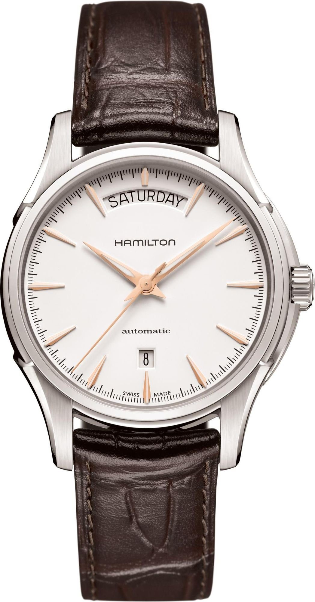 Hamilton Automatikuhr Jazzmaster Day Date Herren Automatikuhr, Klassisch schlicht
