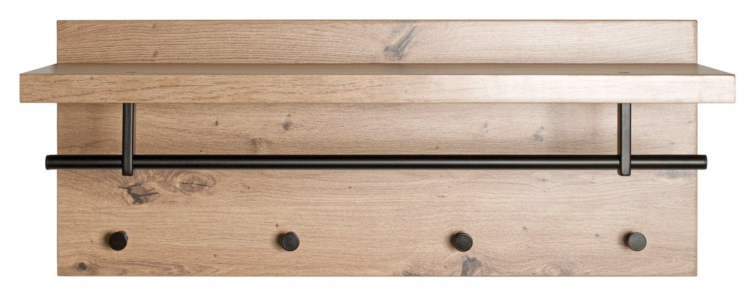 HAKU Wandgarderobe PARMA, Artisan Eiche Dekor, günstig online kaufen