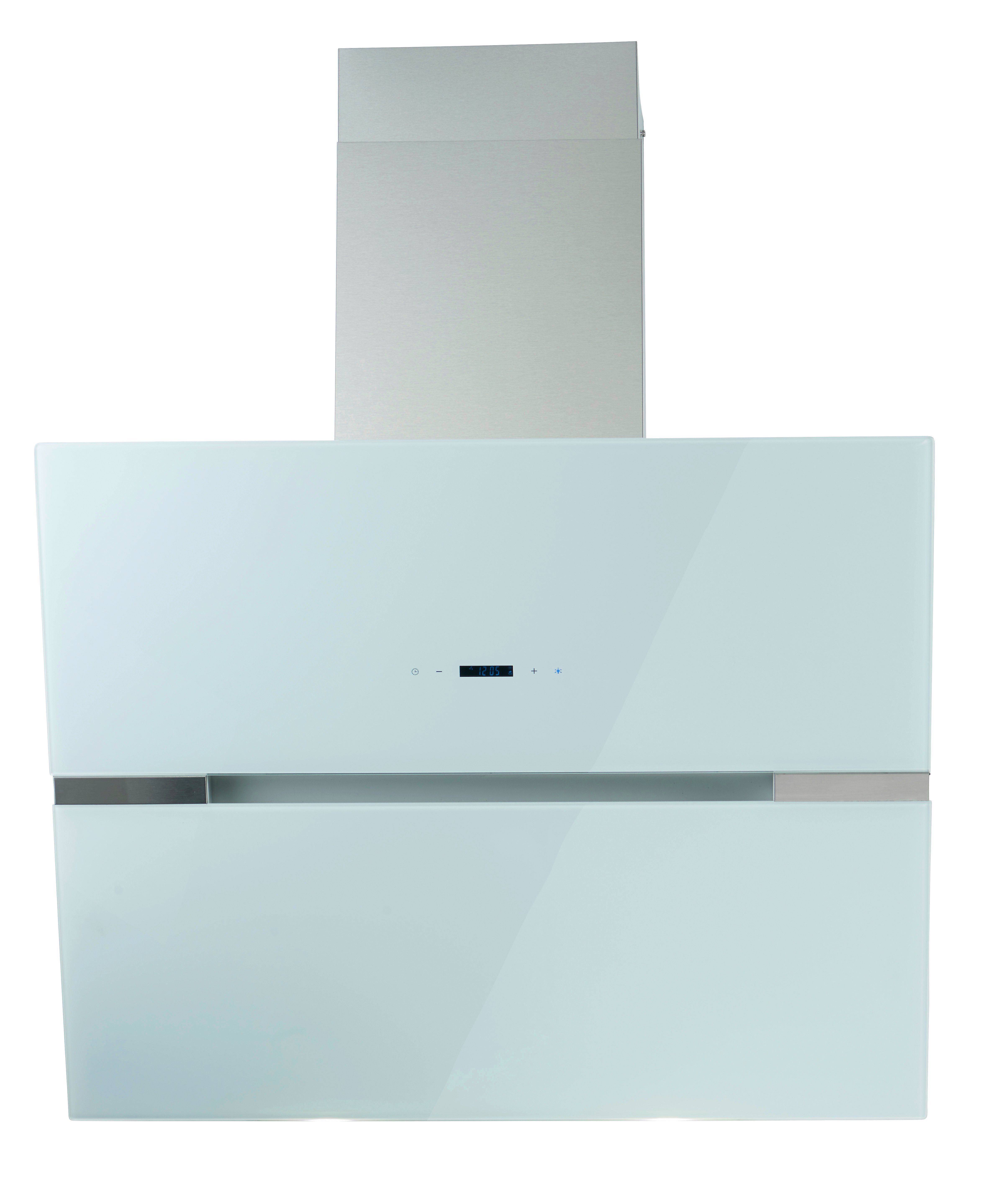 Kopffreihaube 9080WZ N Dunstabzugshaube weiß Touch Control 90 cm