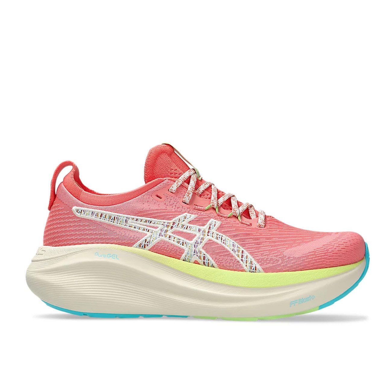 Asics Gel-Nimbus 27 TR Damen Nature Bathing Guava Laufschuh