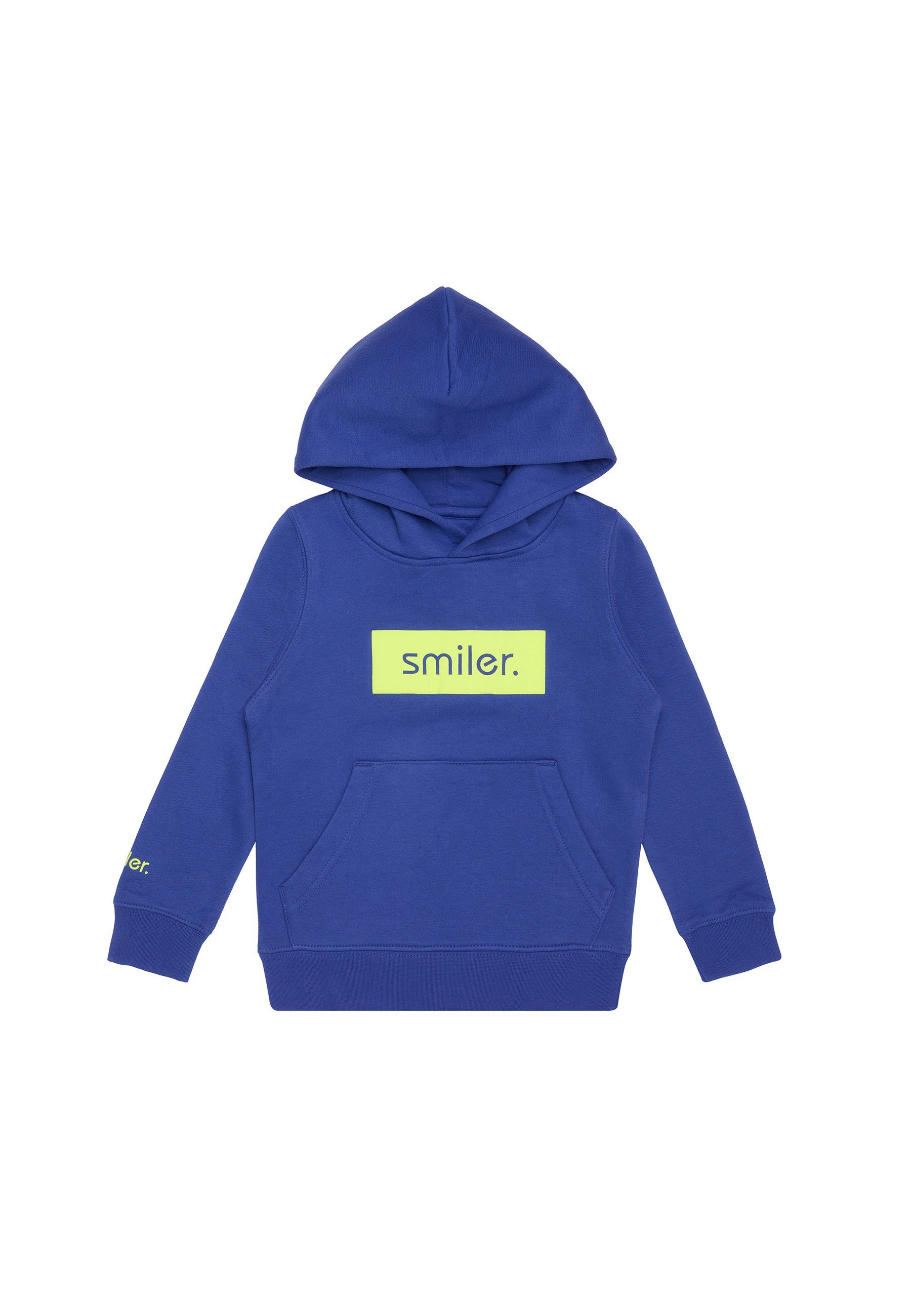 smiler. Kapuzensweatshirt mini-buddy. mit Label-Applikationen