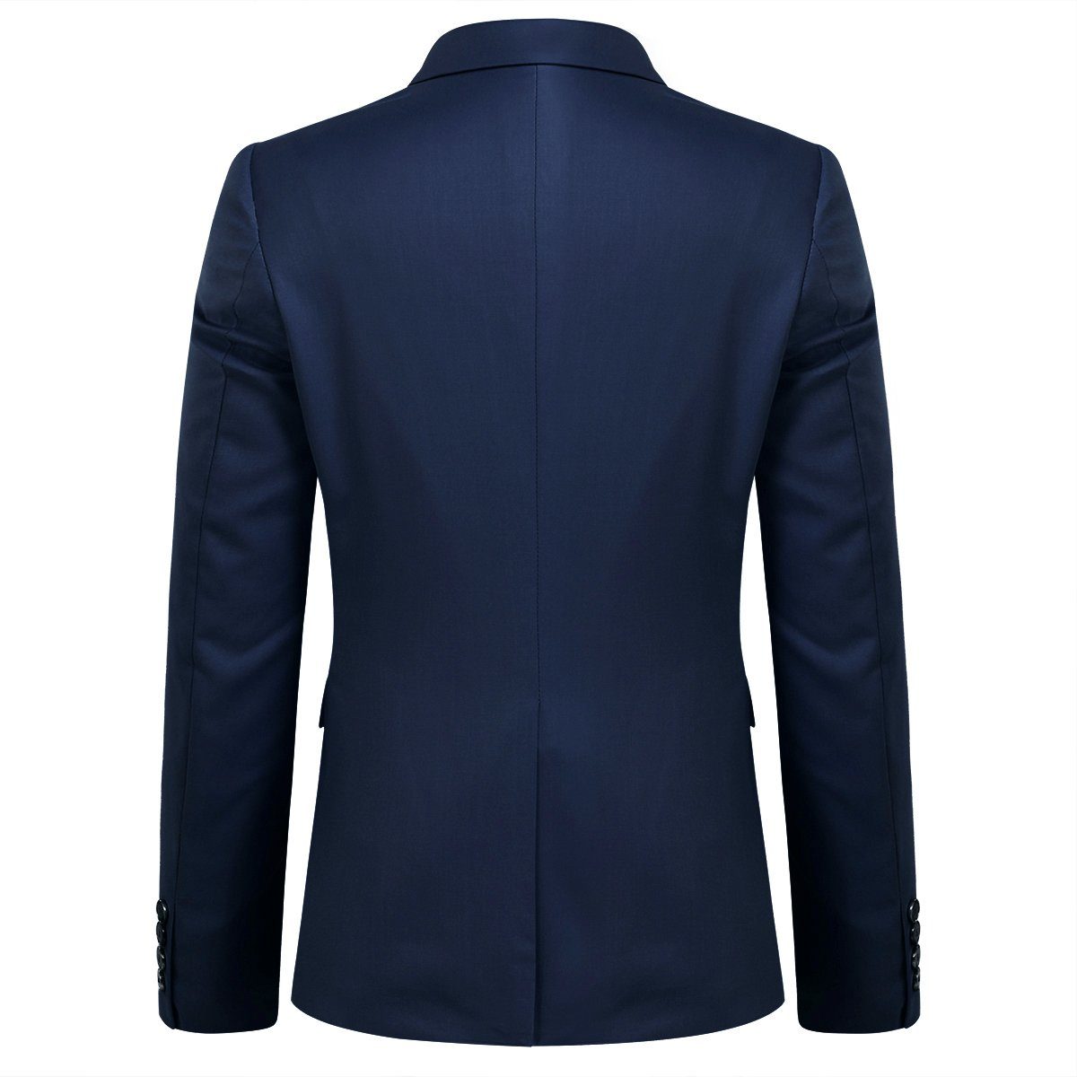 Allthemen Anzug (3 tlg) Herren Slim Fit Anzug Elegantes Anzugset für Business – Bild 2 von 5