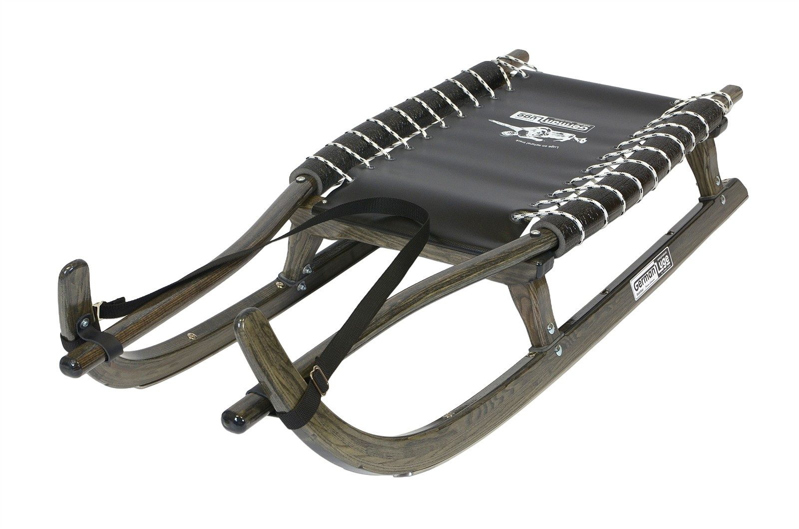 German Luge Rodel GL-Rodel-128 cm Doppel Farbe anthrazit