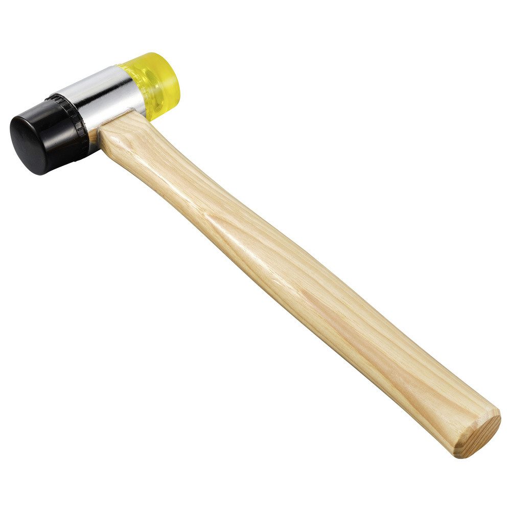 TOOLCRAFT Hammer TOOLCRAFT TO-9991035 Gummihammer mittelweich, mittelhart 430 g 310 mm – Bild 4 von 4