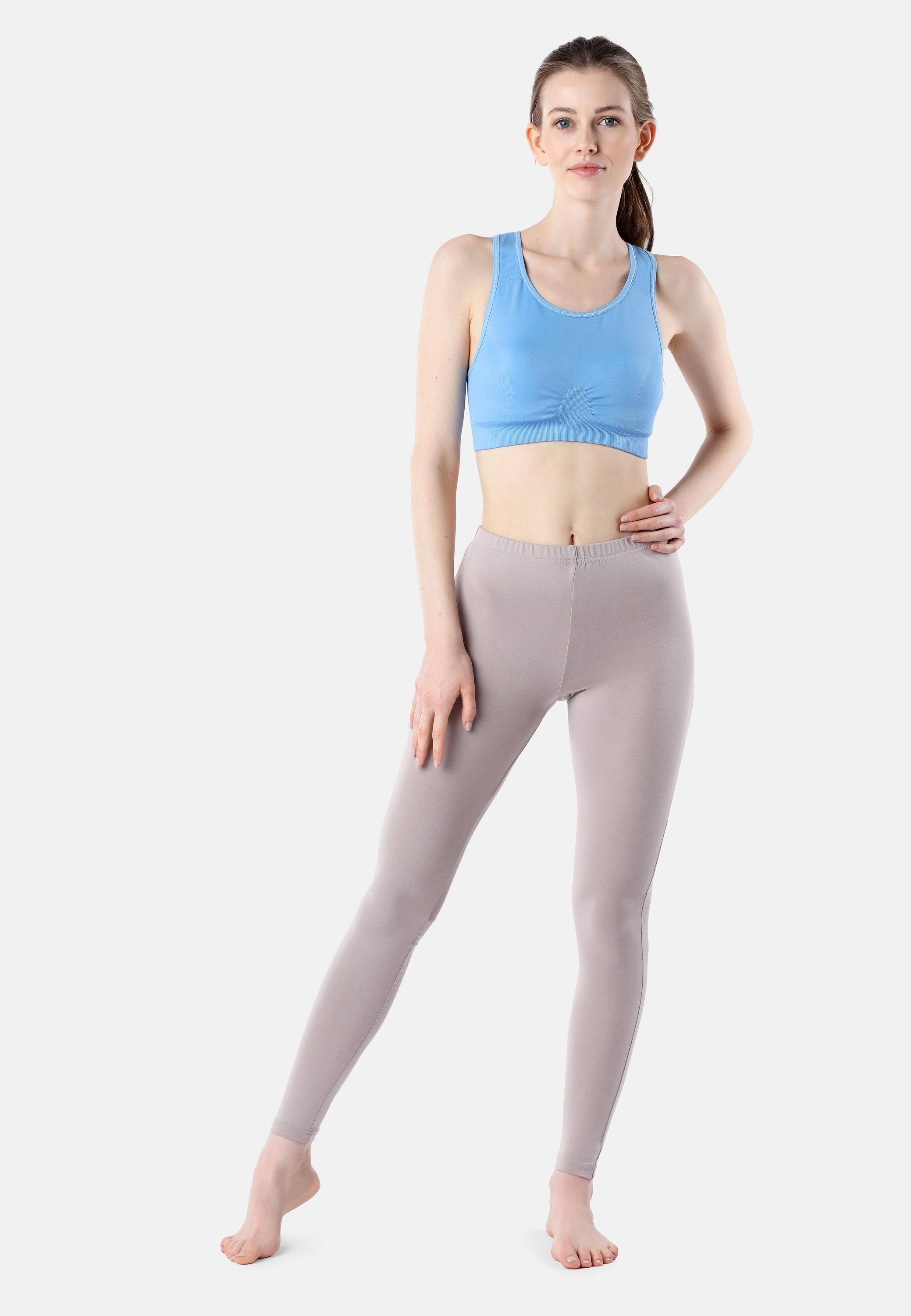 Bellivalini Leggings Damen Lange Hose Freizeithose mit bequemem Bund BLV50-203 (1-tlg) aus Viskose