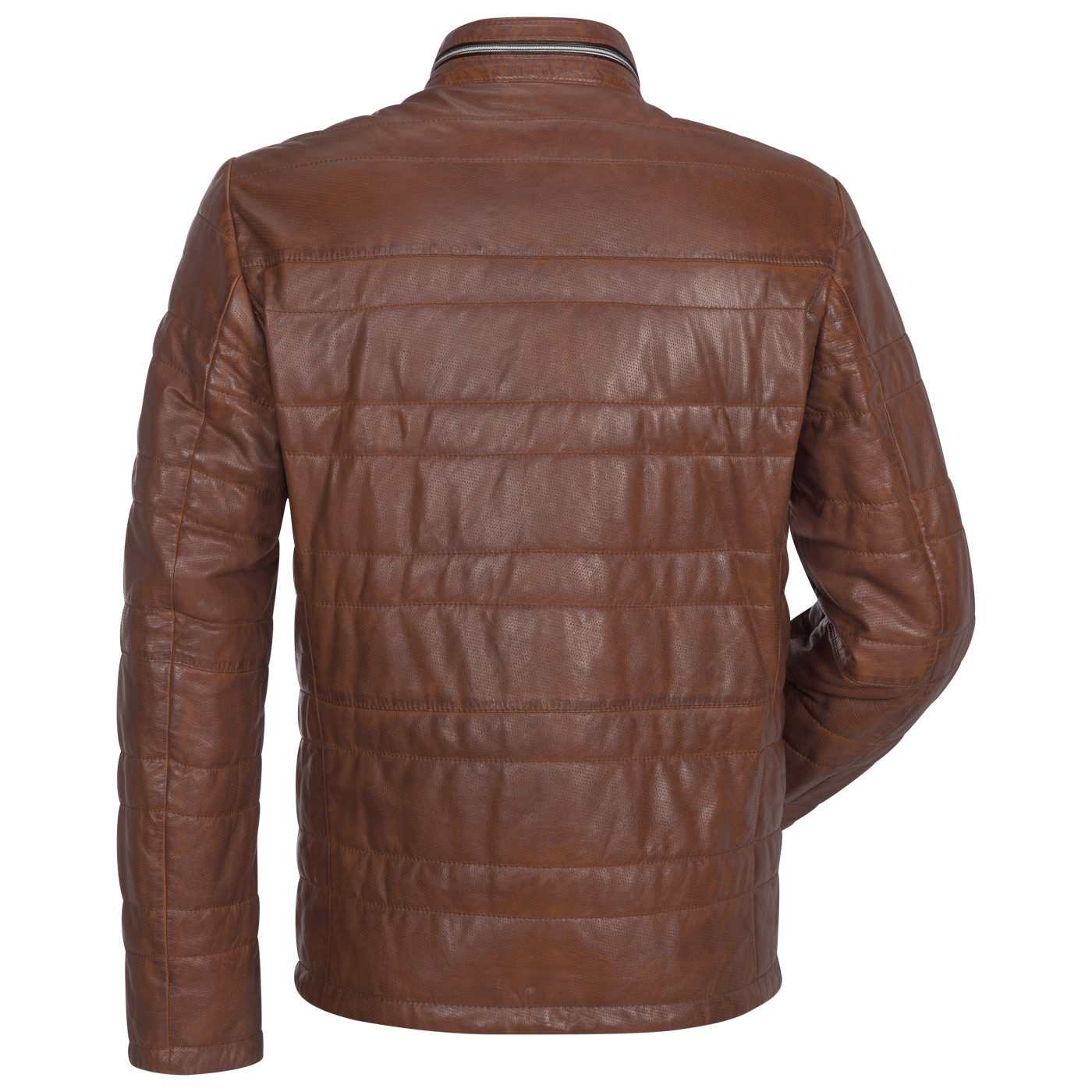 Milestone Lederjacke aus perforiertem Lammleder
