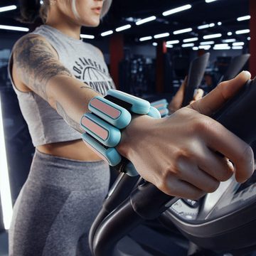 DOPWii Gewichtsmanschette Silikon-Armband mit Gewichten, Gewichtszunahme-Übungsarmband, für Yoga, Pilates, Laufen