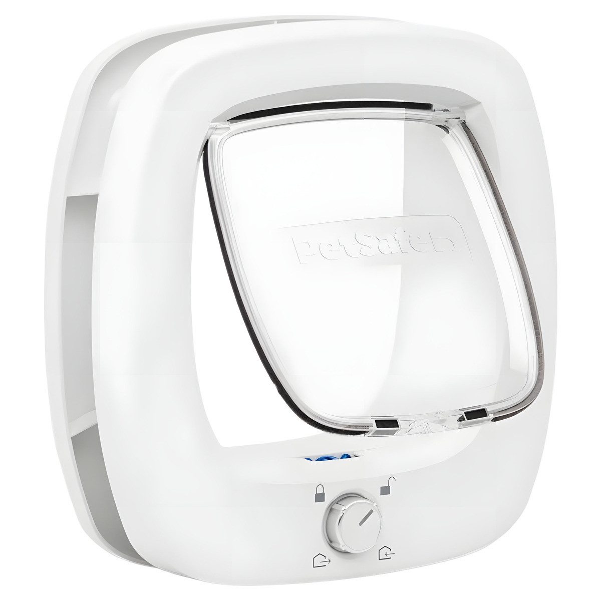 PetSafe Hundeklappe Tür für kleine Hunde weiß