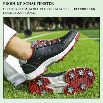 Daisred Herren Wasserdicht Outdoor Golfschuhe Sneaker Trainingsschuh