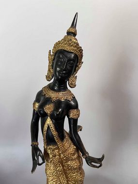 Asien LifeStyle Buddhafigur Tempelwächter Thailand Teppanom Bronze Figur