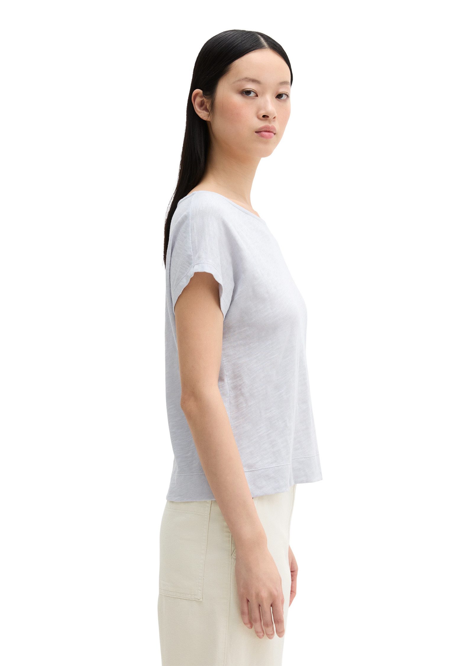 Marc O'Polo T-Shirt aus weichem Baumwoll-Slub-Jersey