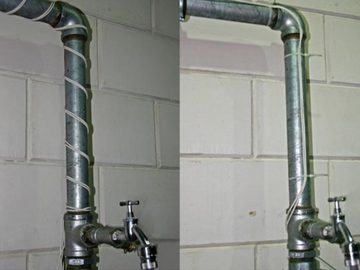 PEREL Rohrbegleitheizung, 12 Meter Heizkabel mit Thermostat Wasserleitung Heizband Rohrheizung