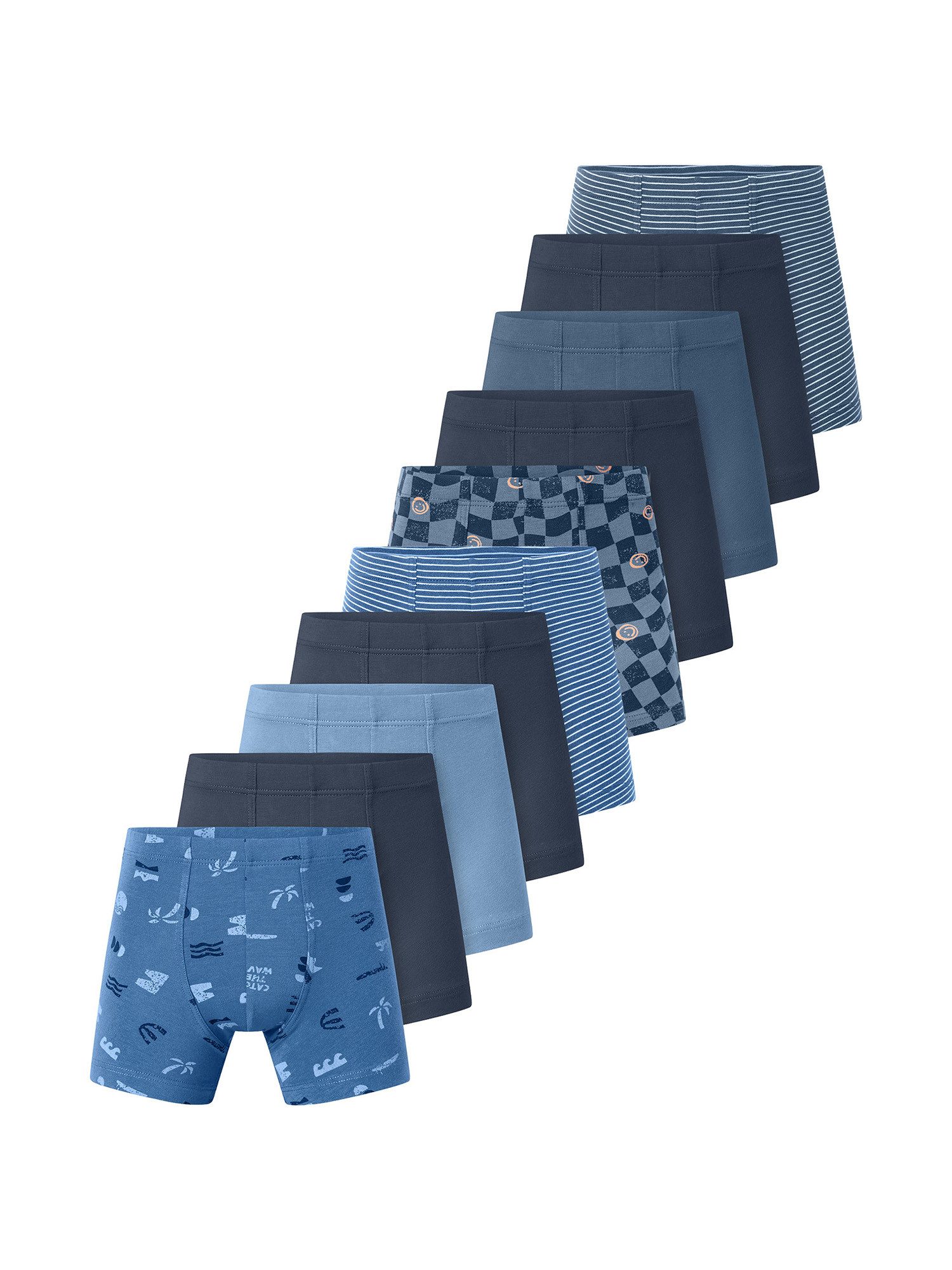 Schiesser Trunk 955 Multi (10-St) Unterhose, Unterwäsche, Boxer Trunk