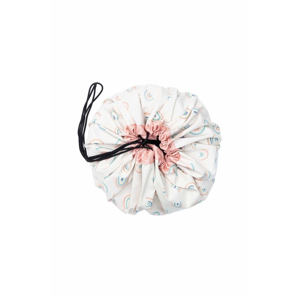 Play&Go Spielmatte Rainbow Ø 140 cm, Aufbewahrungssack Spielteppich Spielze günstig online kaufen