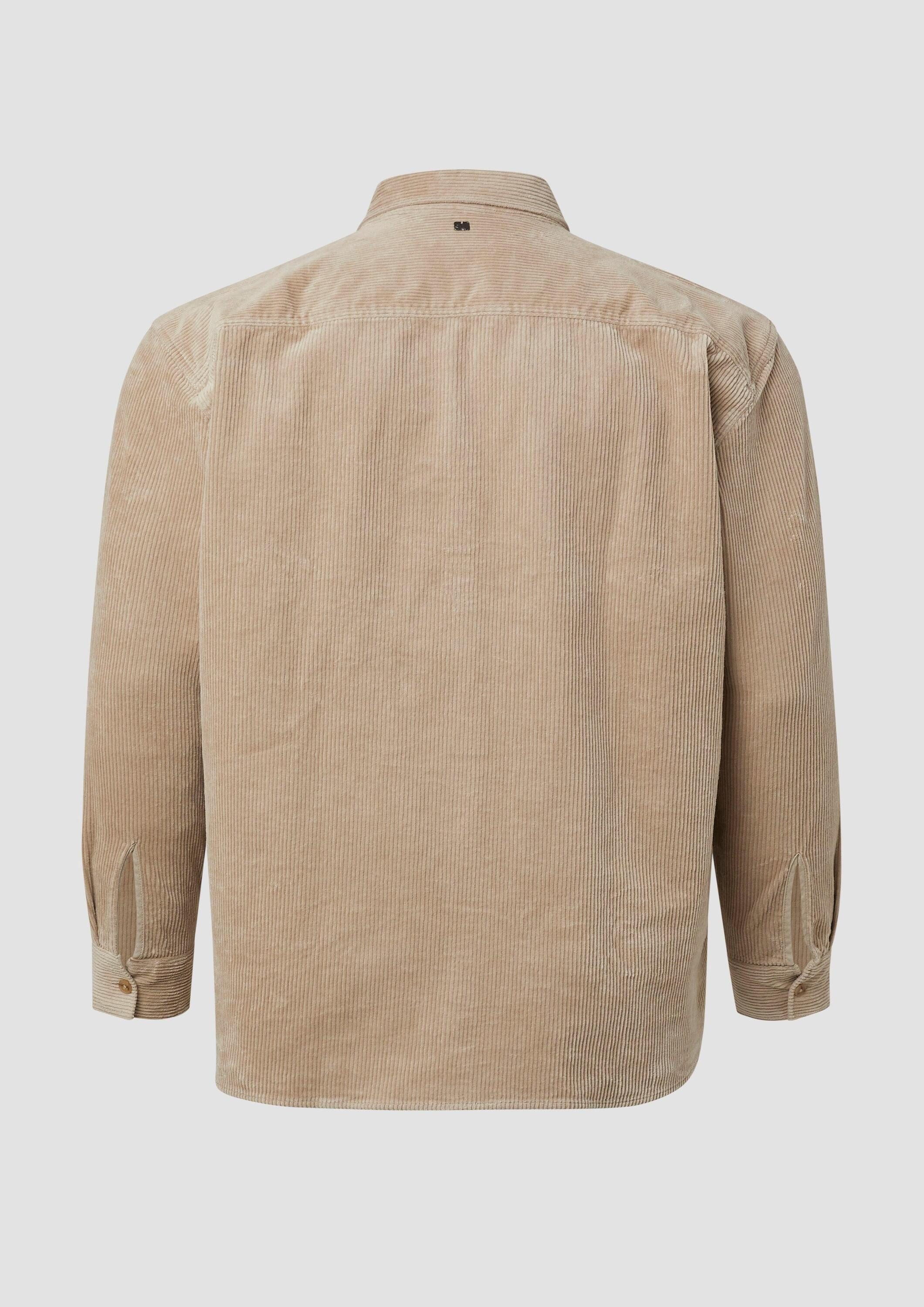 s.Oliver Hemdjacke Hemd Lässiges Cord-Overshirt aus Baumwollstretch günstig online kaufen