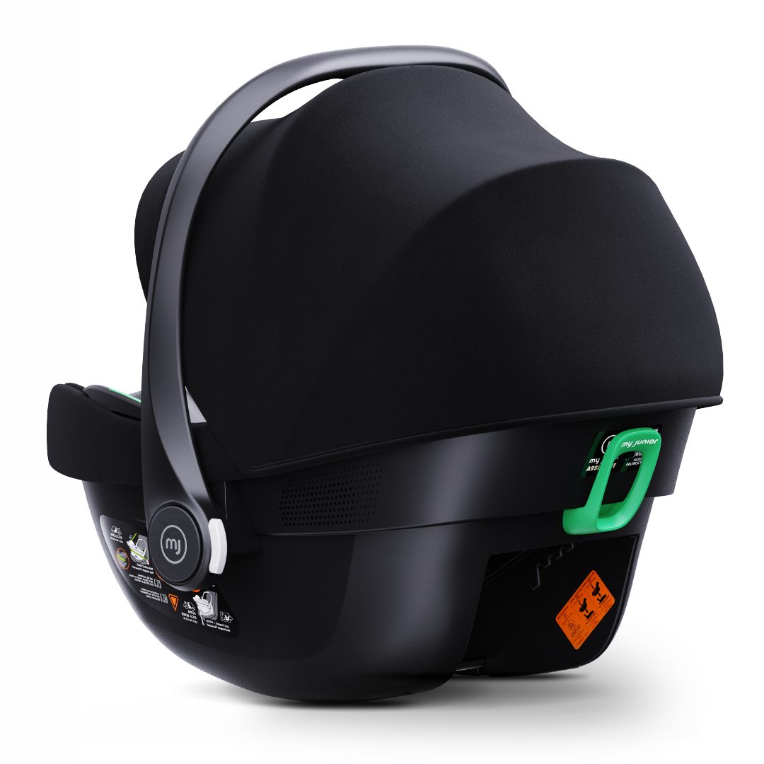 my junior Babyschale my junior® BEAM i-Size Babyschale Black, ab: Geburt, bis: 24 Monate, ab: 45 cm, bis: 87 cm