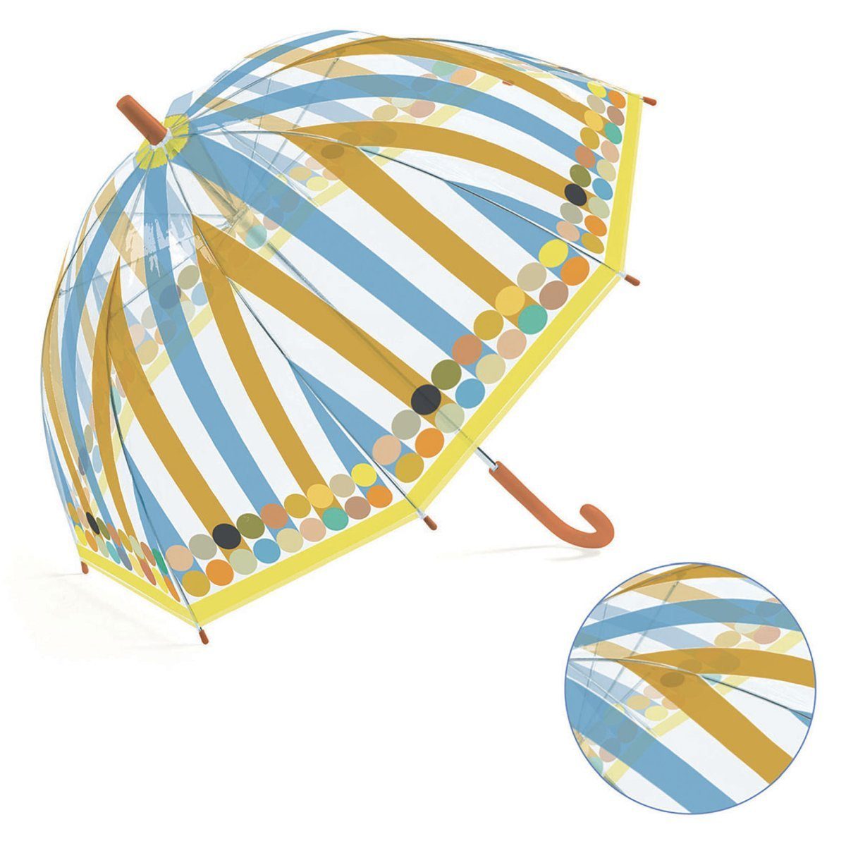 DJECO Stockregenschirm Grafik Regenschirm für Kinder Ø 70 x 68 cm DD04715