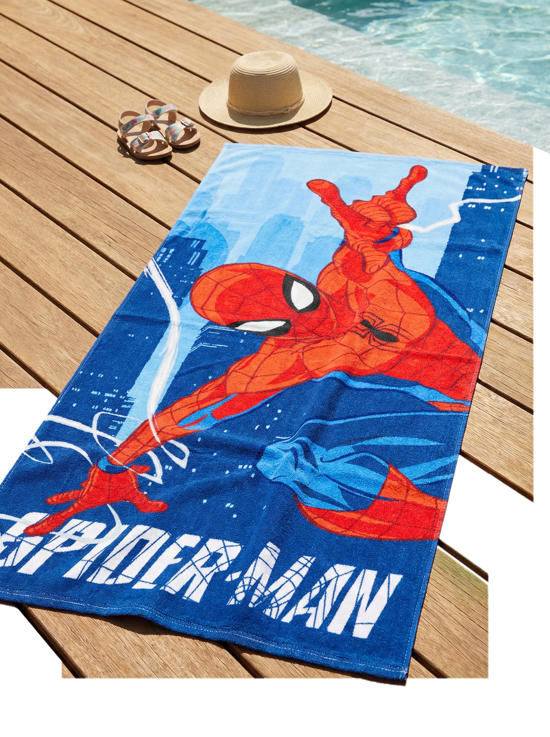 MARVEL Strandtuch Marvel Spiderman Mikrofaser Strandtuch Badetuch Duschtuch XL, Mikrofaser (1-St), 70x140 cm