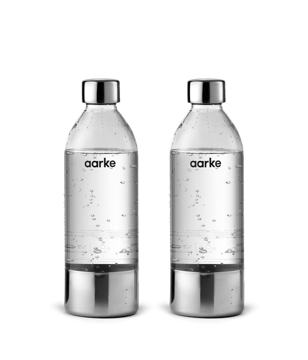 Aarke Wassersprudler Flasche 2 x für 800 ml PET, (2-tlg)