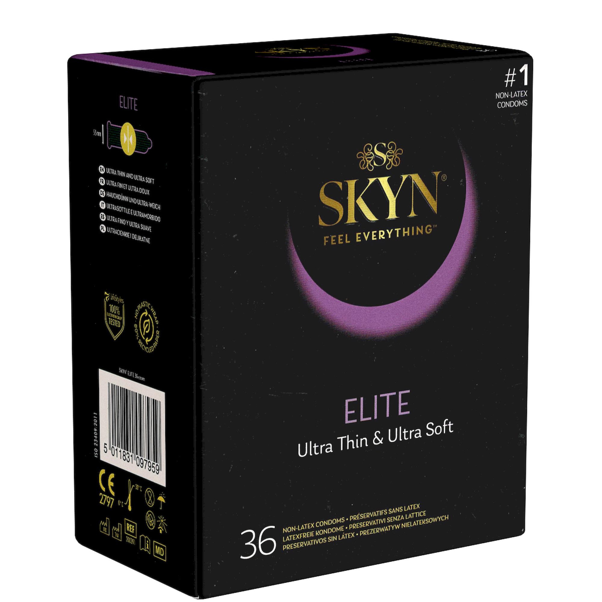 SKYN Kondome SKYN Maxi-Pack: Elite, 36 latexfreie Kondome