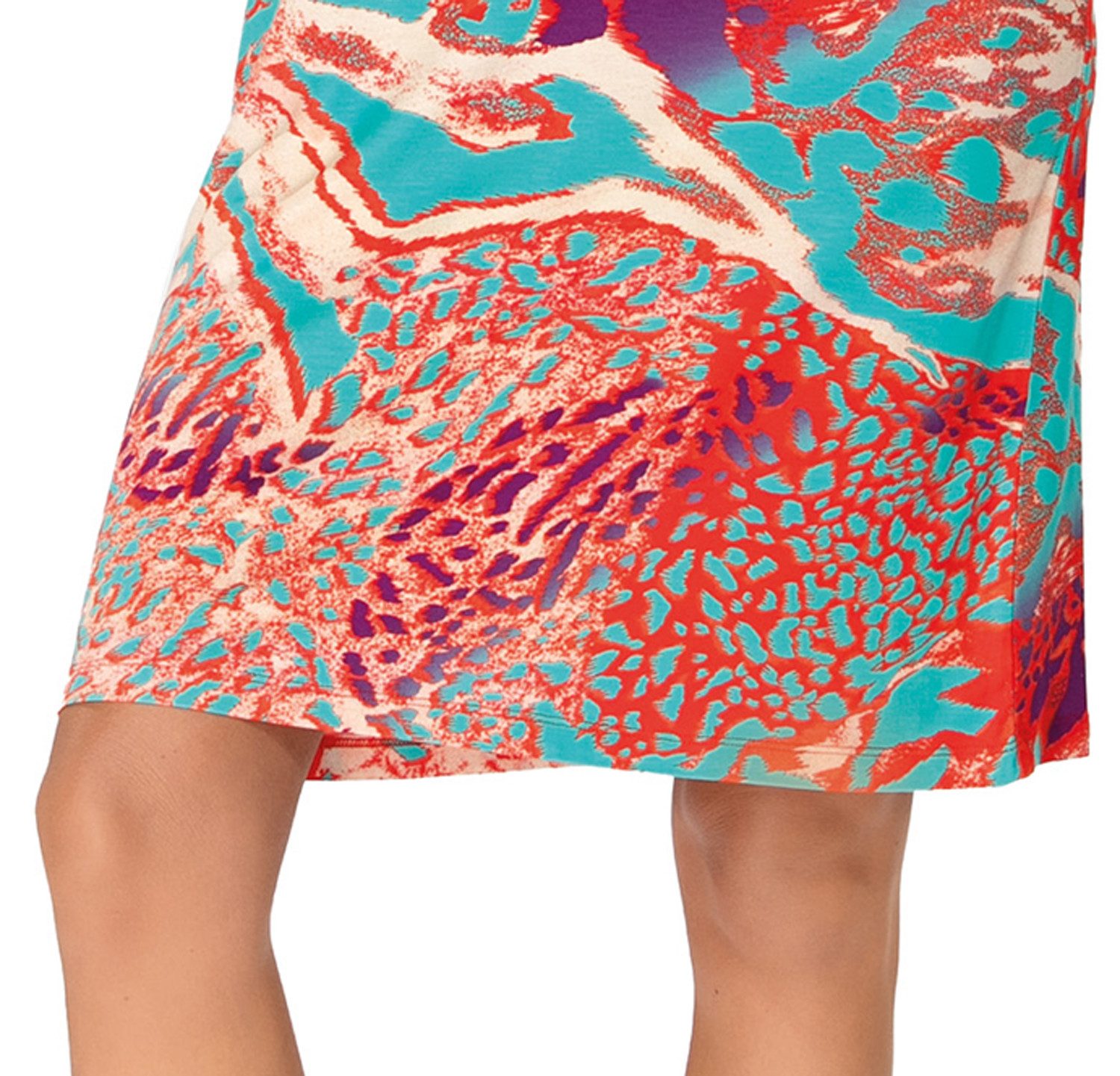 Ascafa Strandkleid Beach (Packung, 1-tlg., 1-teilig) Damen Trägerkleid 100cm Sommerkleid Leolook Strandmode