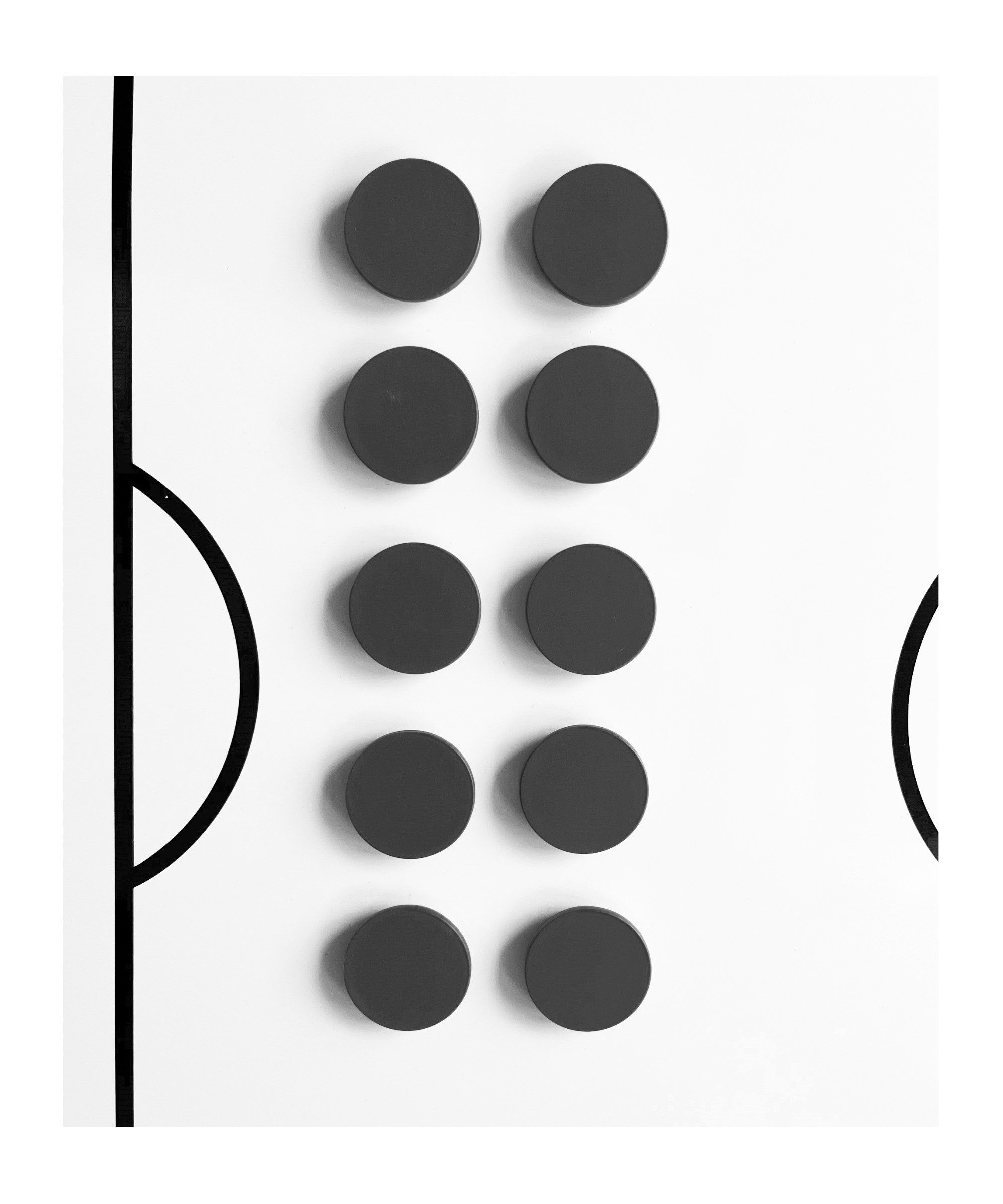 Cawila Trainingshilfe Cawila PRO Rundmagnet, 10er Set, 30mm
