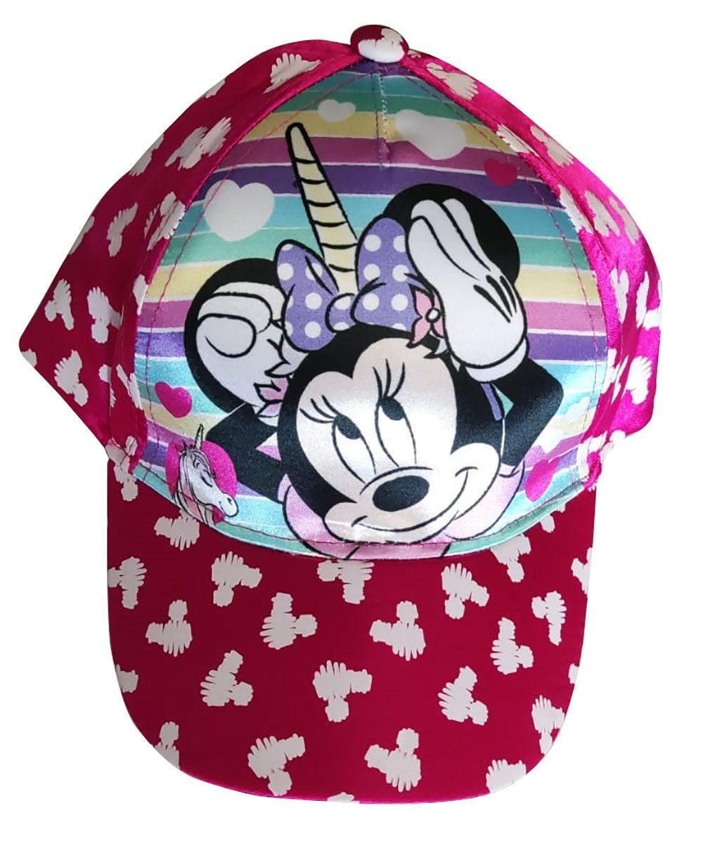 Sun City Schirmmütze Disney Minnie Maus Kappe Mütze Base Cap, für Mädch