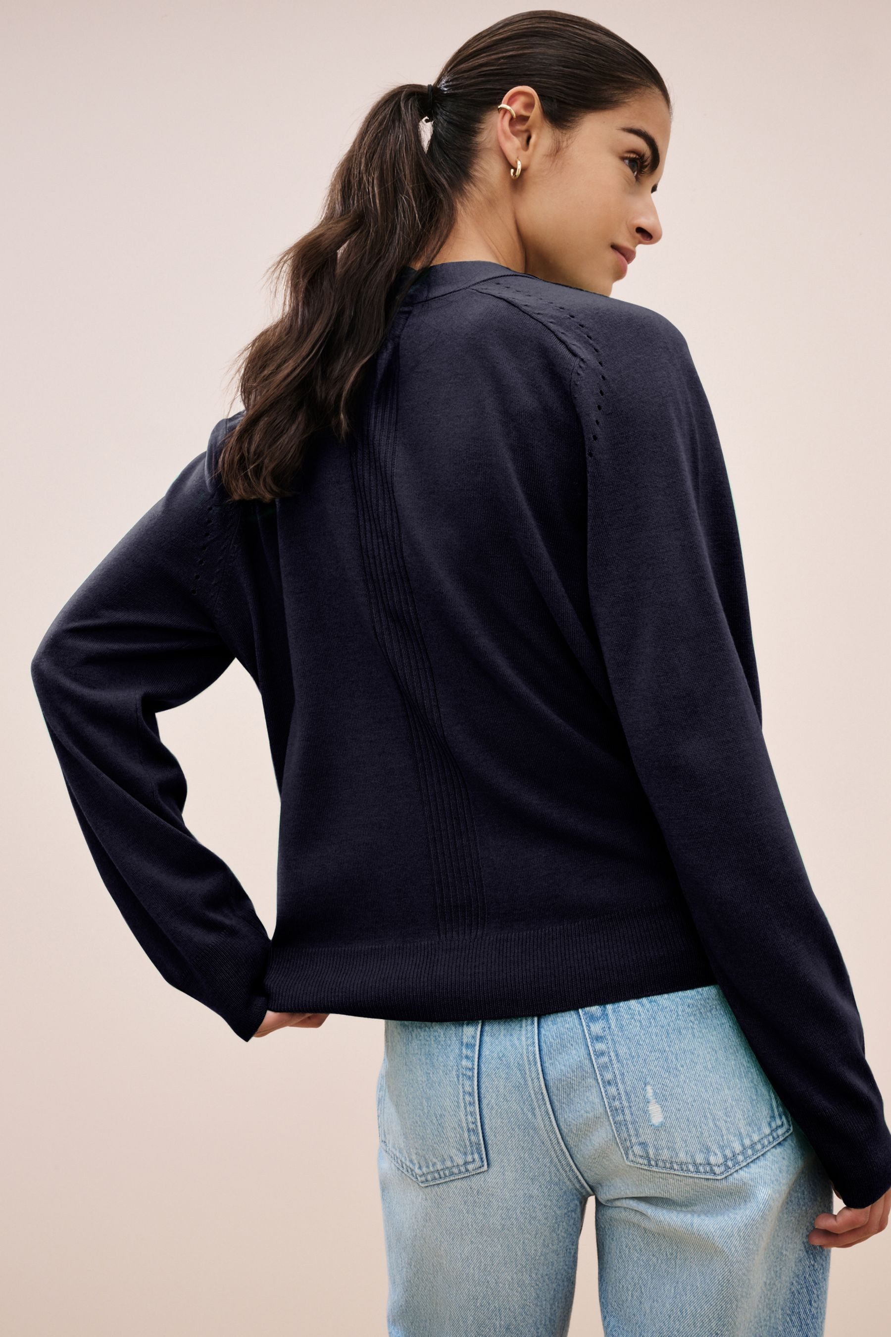 Next Strickjacke Strickjacke mit Knöpfen (1-tlg) günstig online kaufen